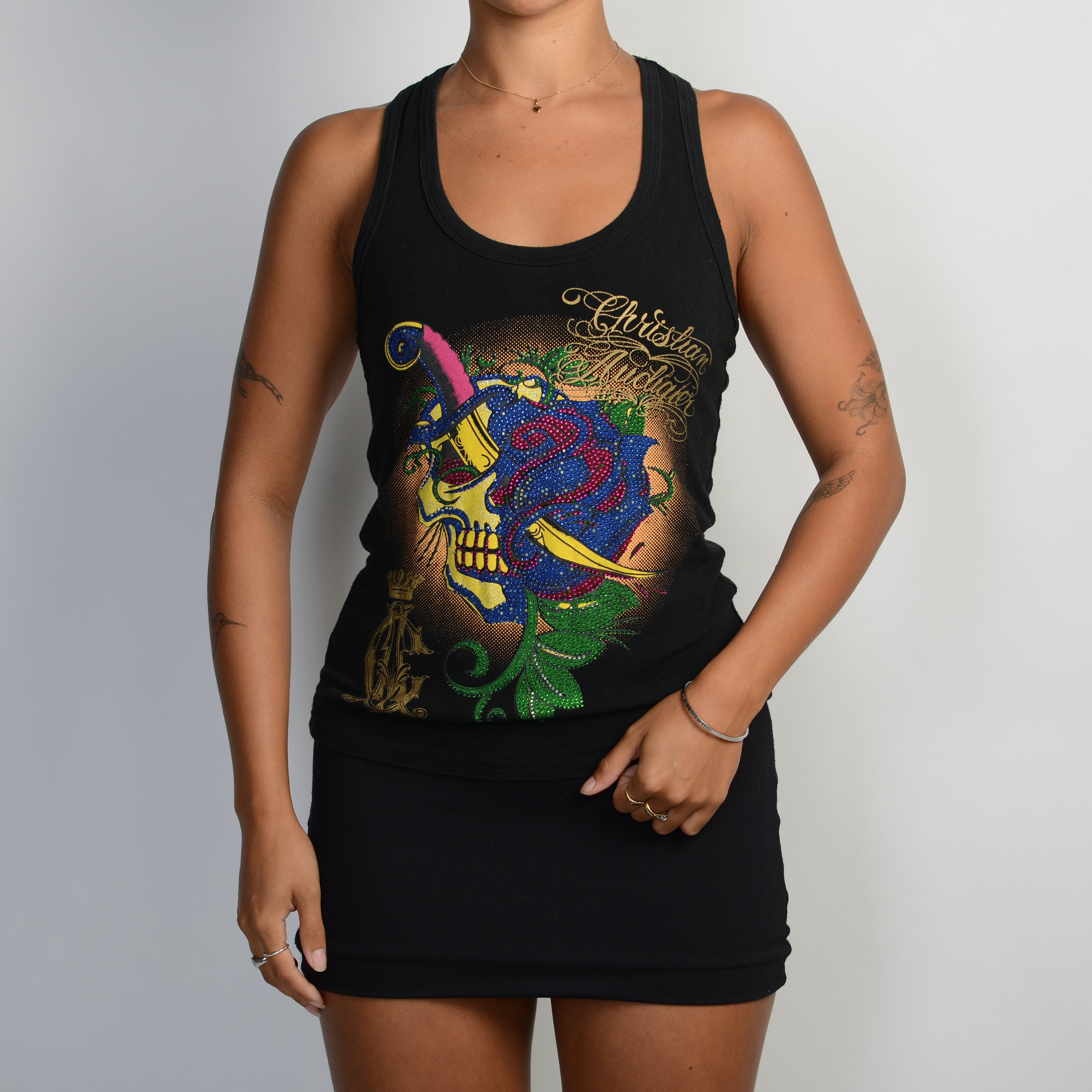ED HARDY GRAPHIC TANK TOP