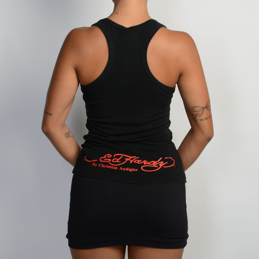 ED HARDY GRAPHIC TANK TOP