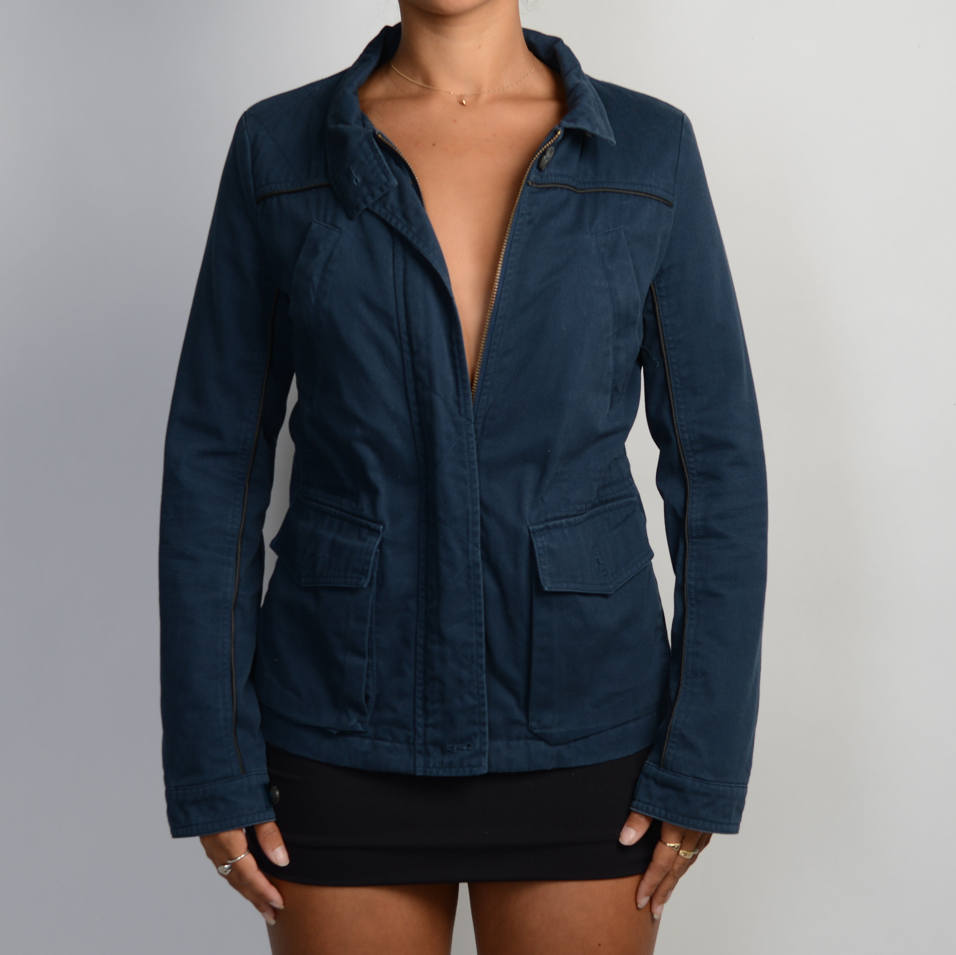 NAVY MILITARY JACKET