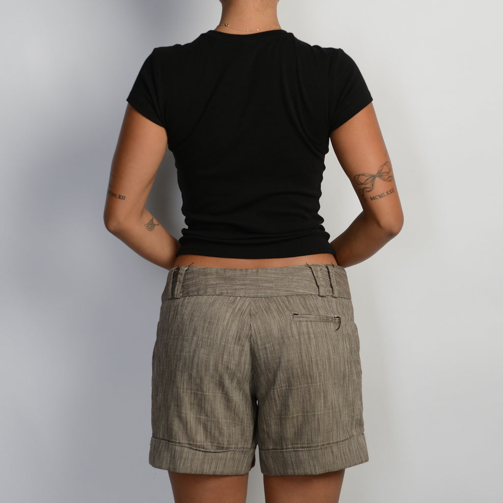 BROWN MARLE LONGLINE SHORTS