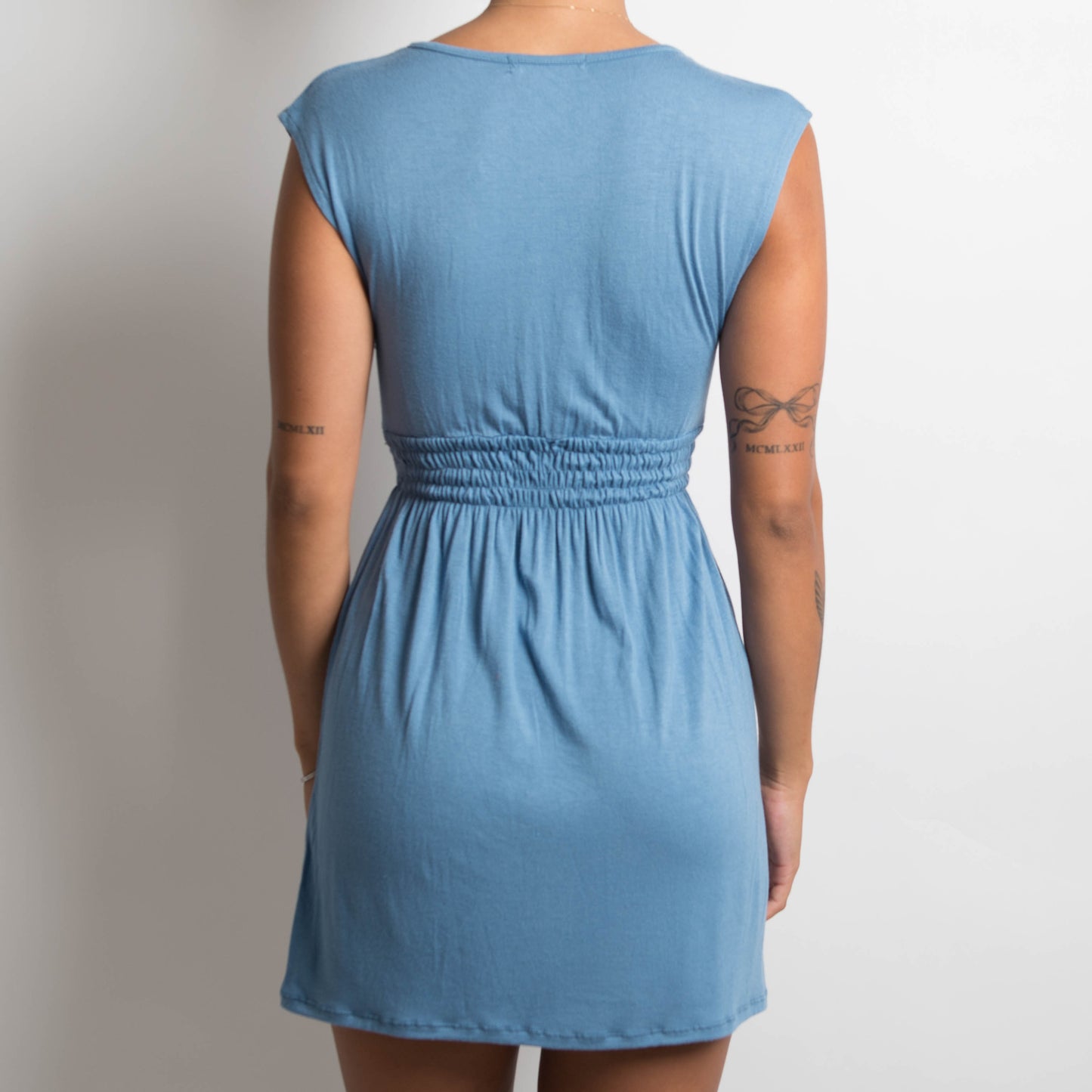 ROBE MINI BLEUE