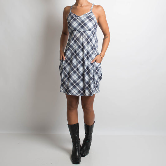 GINGHAM MINI DRESS