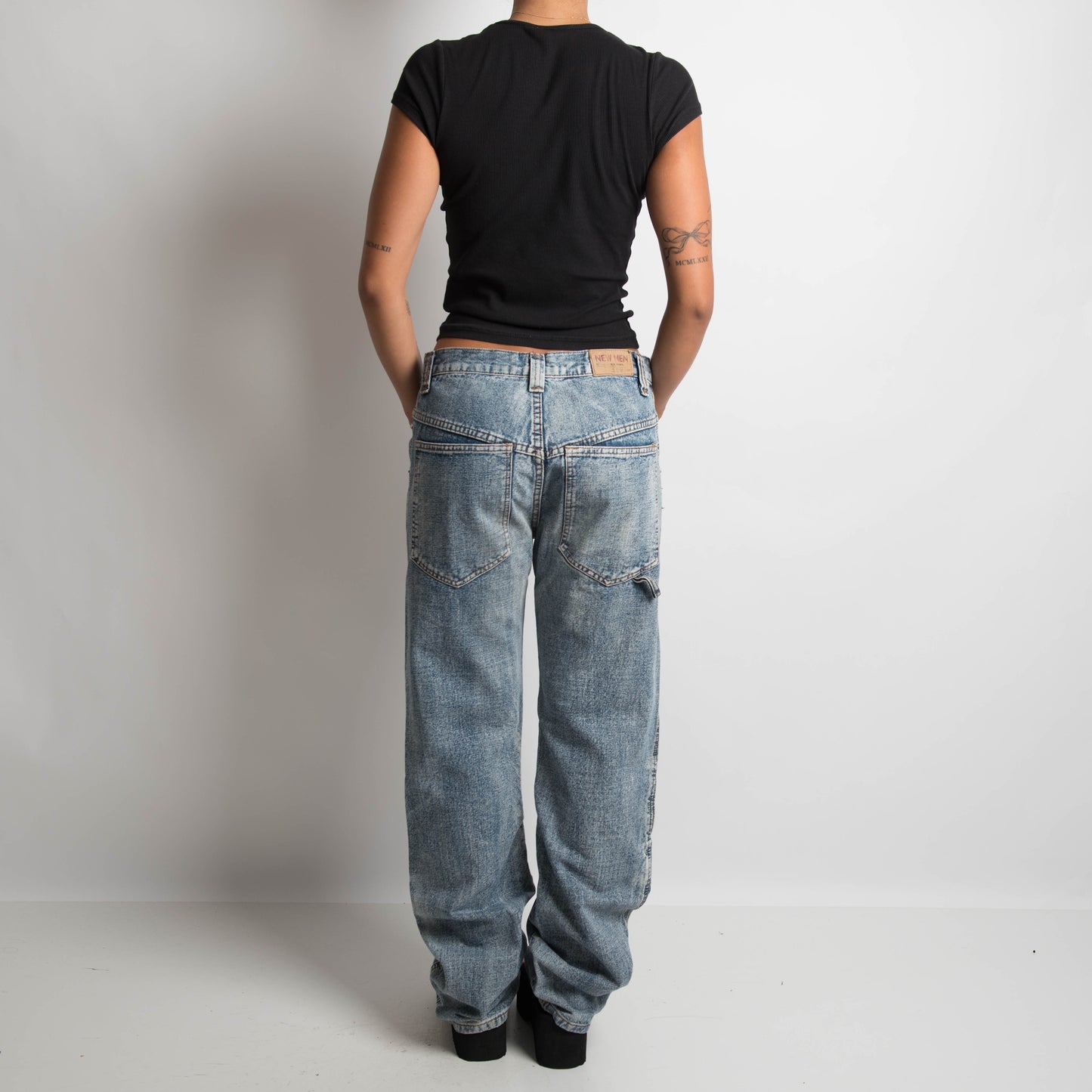 JEANS UTILITAIRES STYLE CHARPENTIER