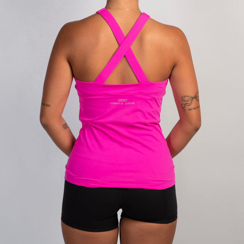 HOT PINK ACTIVE TANK TOP
