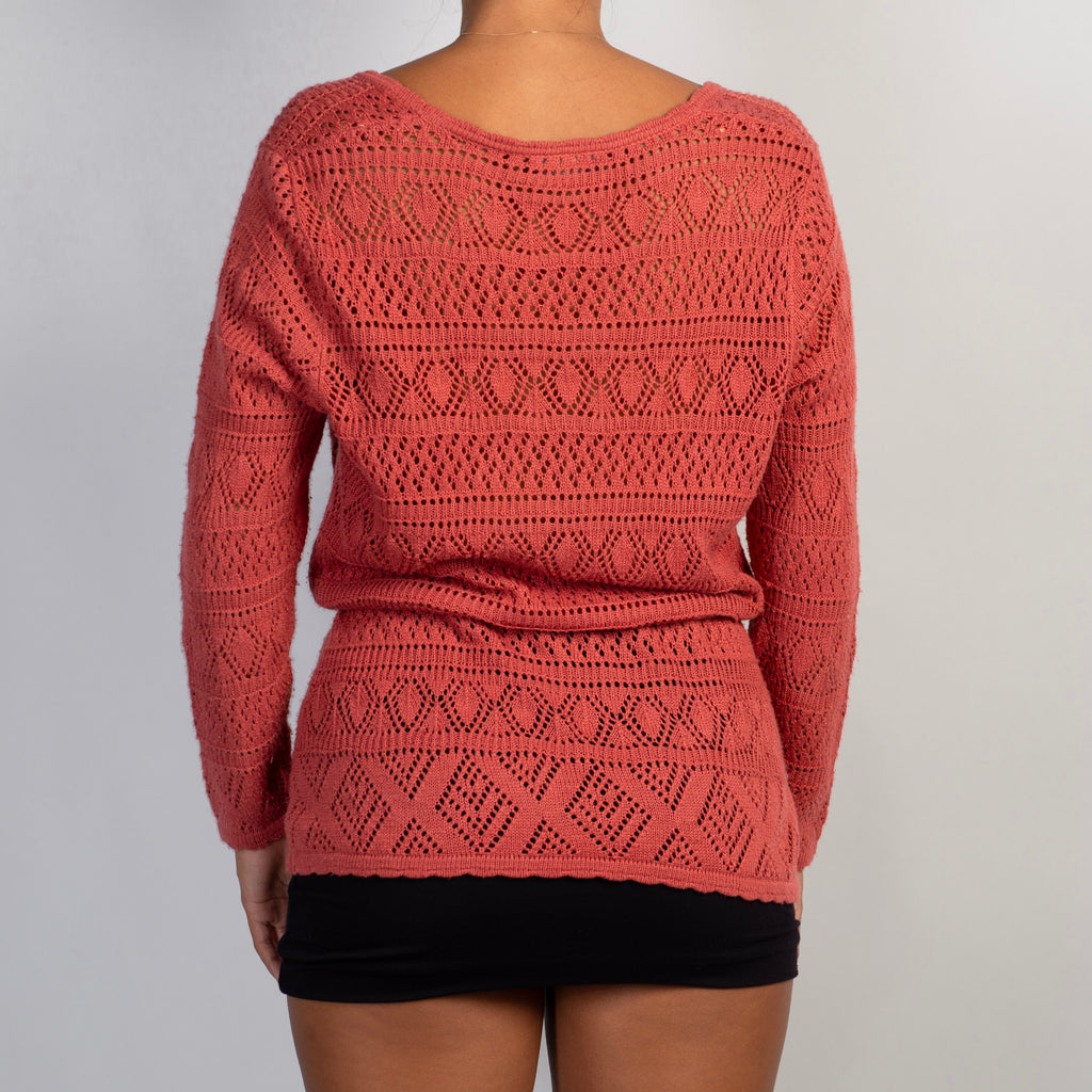 ROSE PINK KNIT TOP