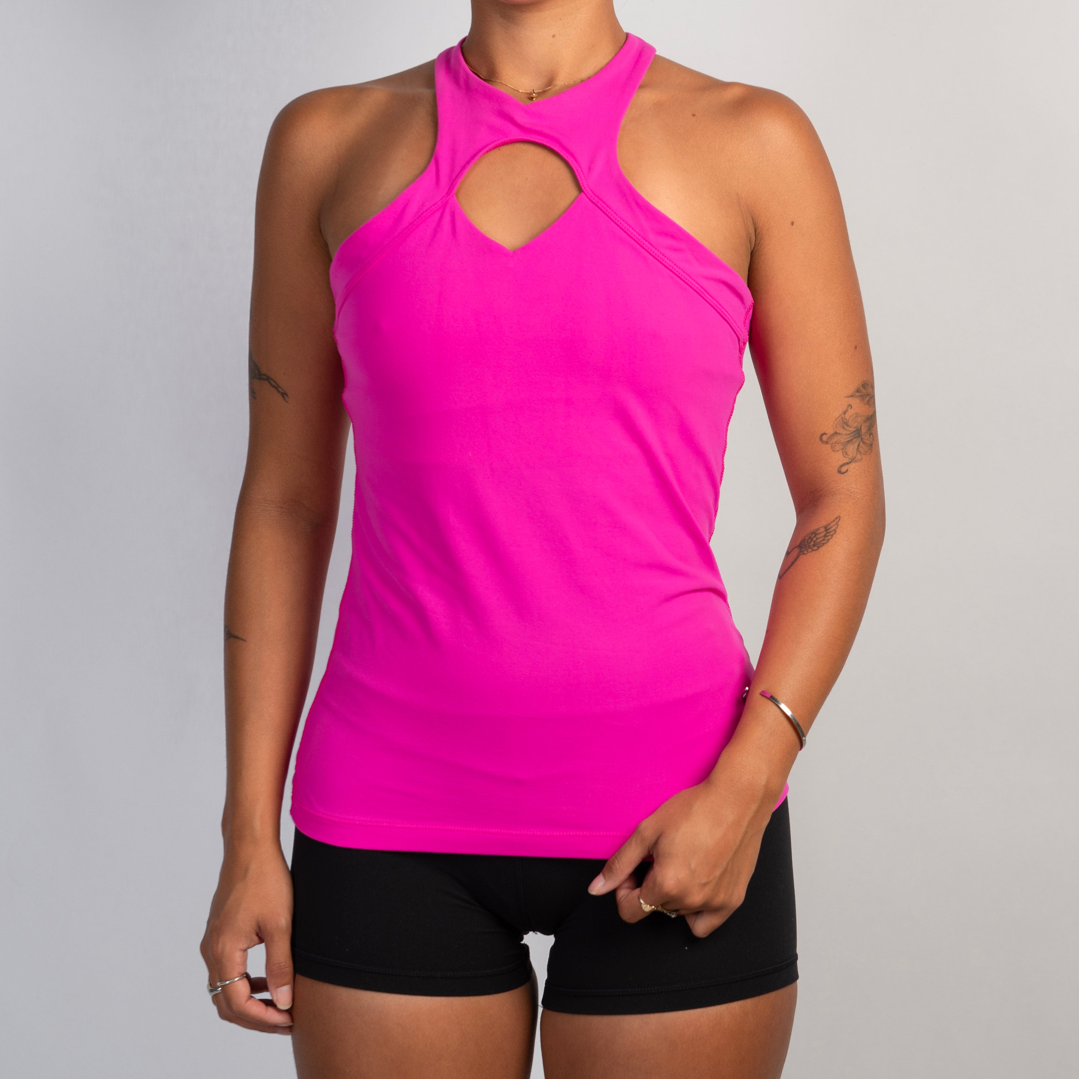 HOT PINK ACTIVE TANK TOP