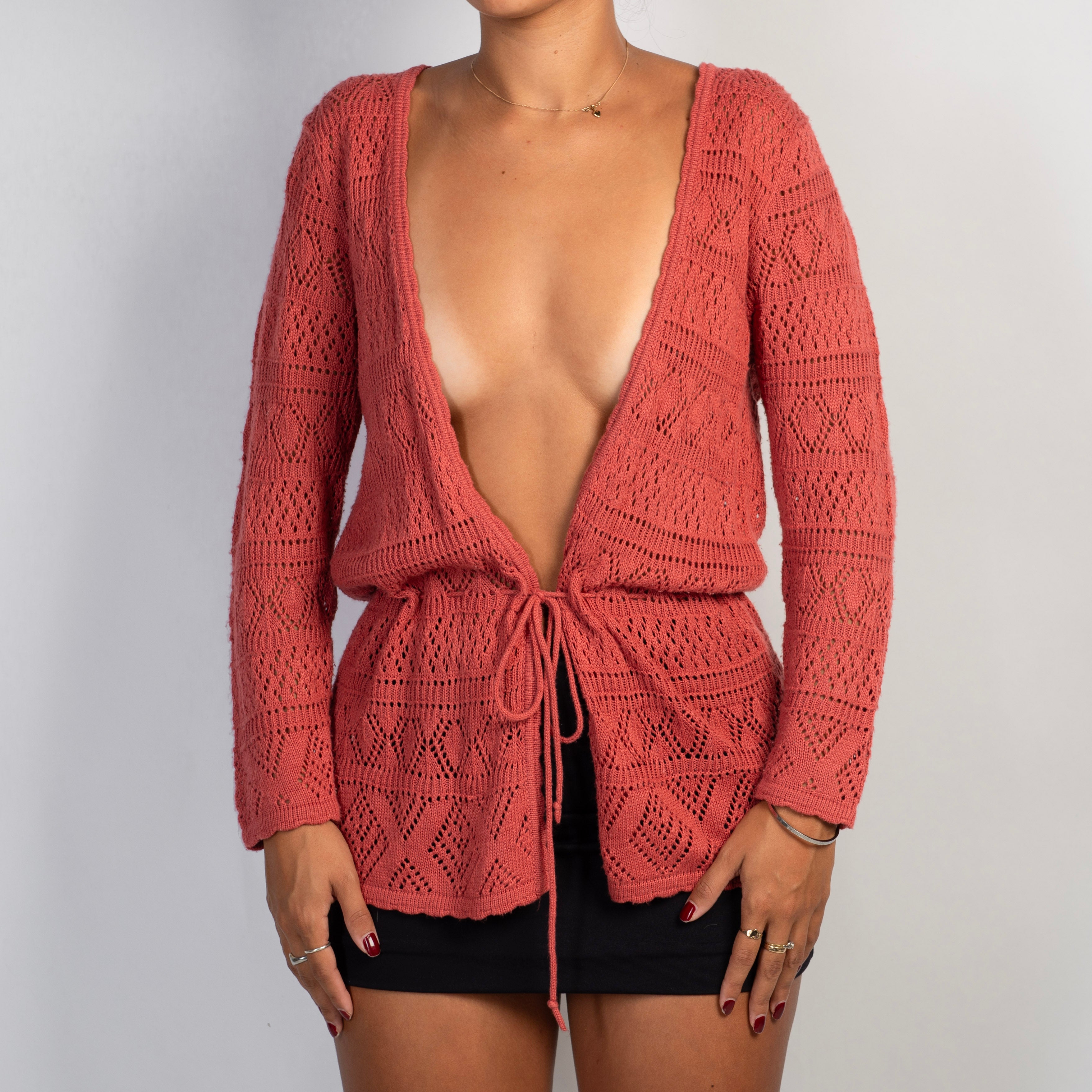 ROSE PINK KNIT TOP