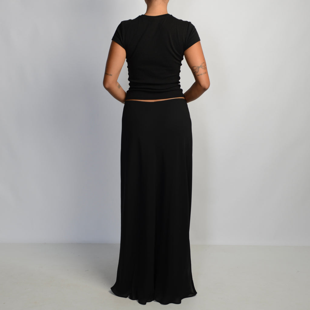 BLACK MAXI SKIRT