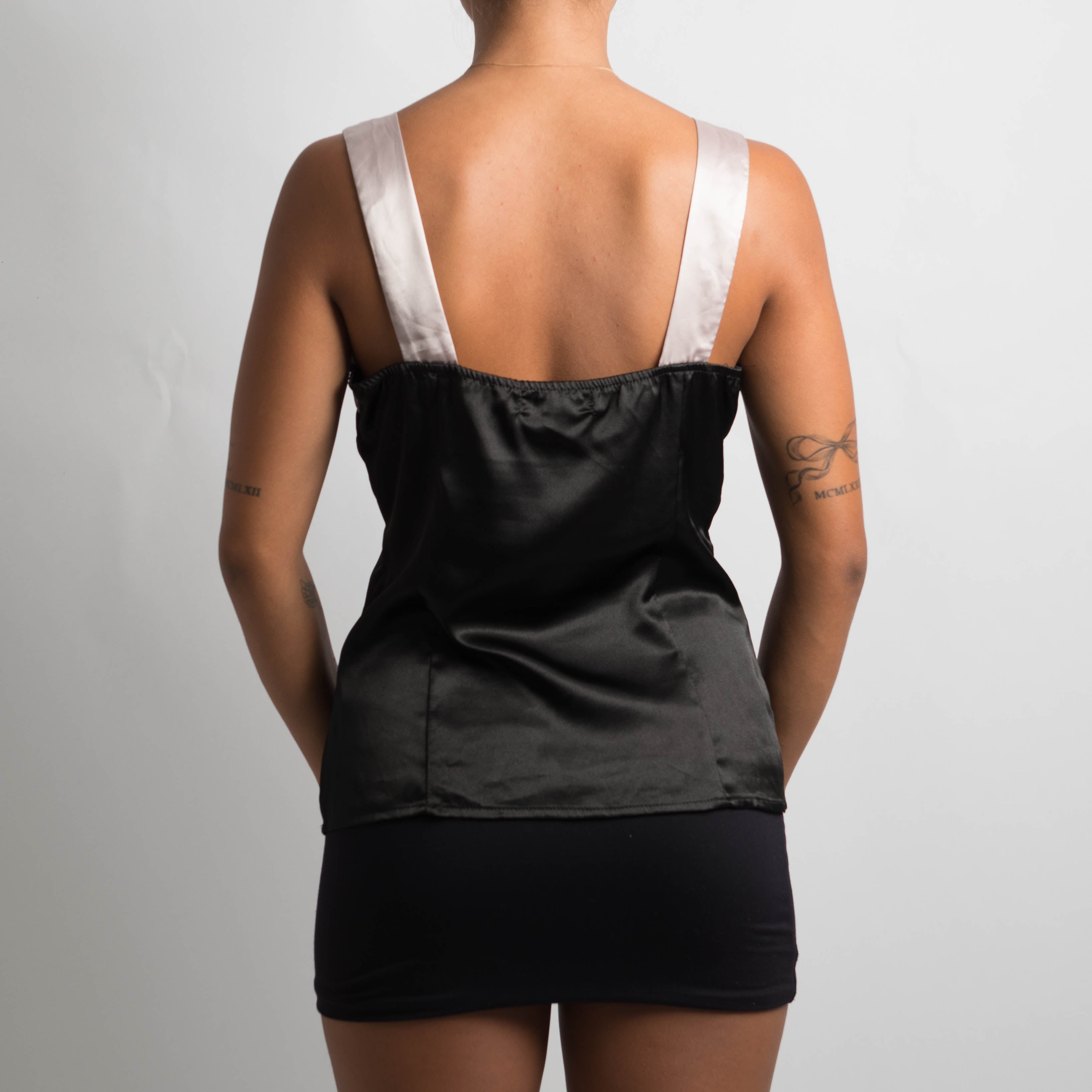 SATIN CONTRAST CAMISOLE