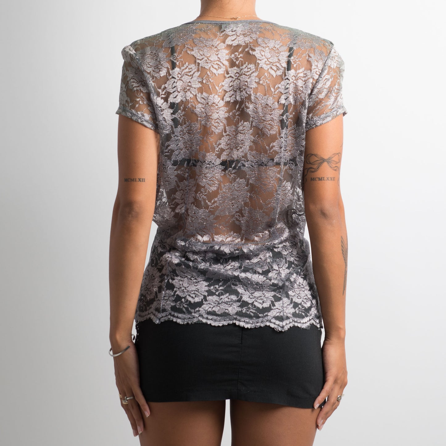 LACE WRAP STYLE TOP