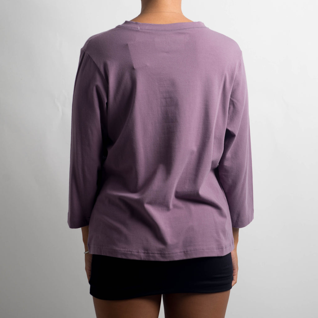 PURPLE GRAPHIC TOP