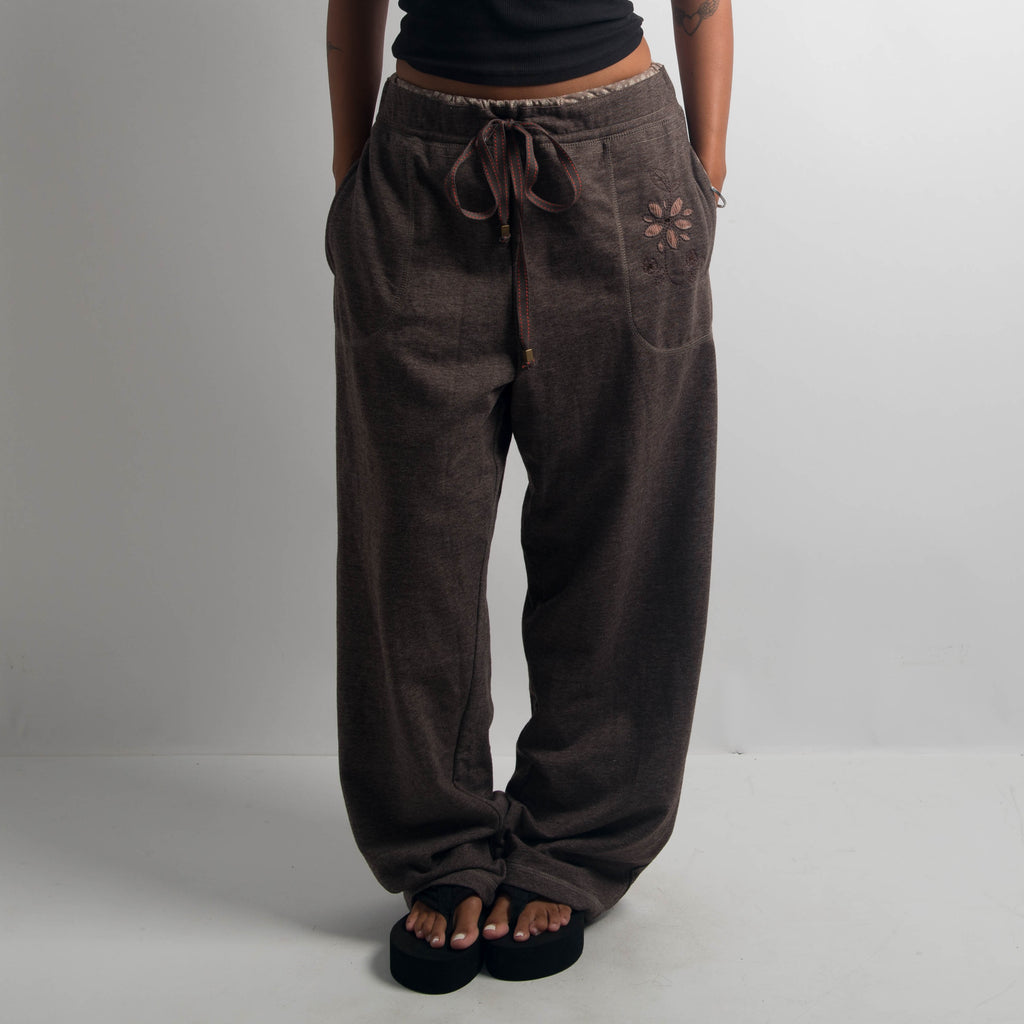 BROWN FLEECE SWEATPANTS