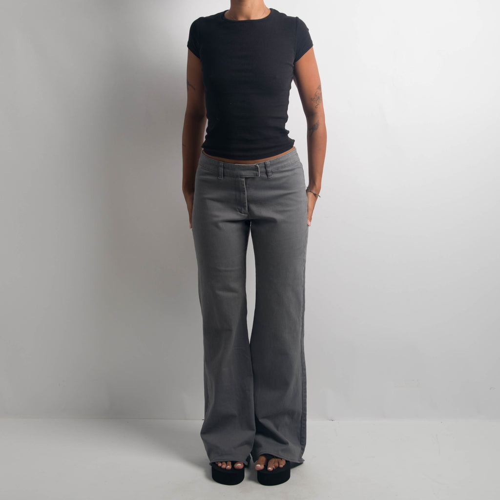 GREY BOOTCUT TROUSERS