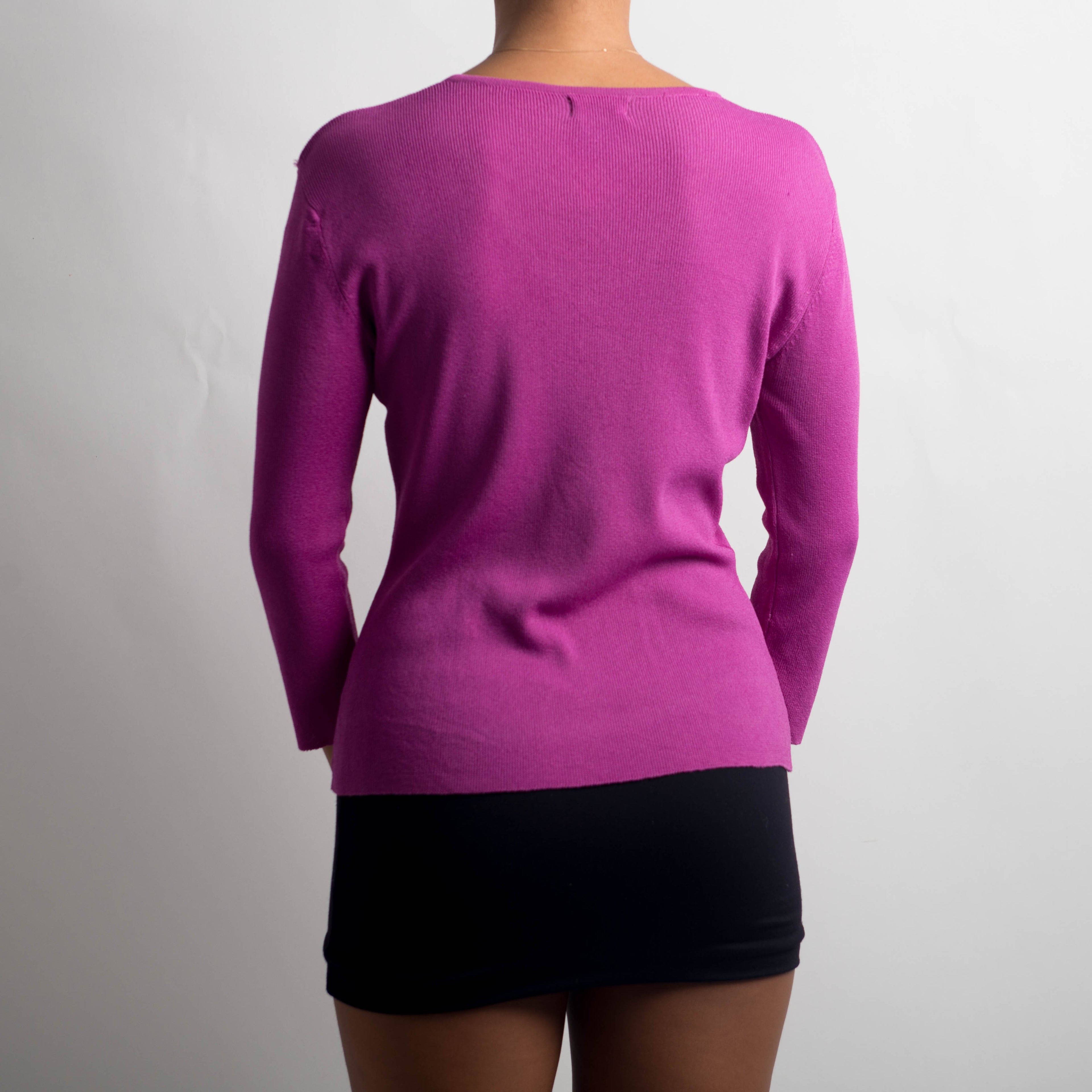MAGENTA 3/4 SLEEVE TOP