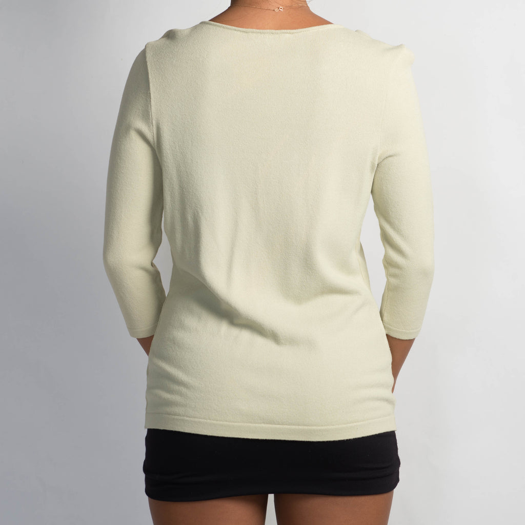 PALE 3/4 SLEEVE CARDIGAN