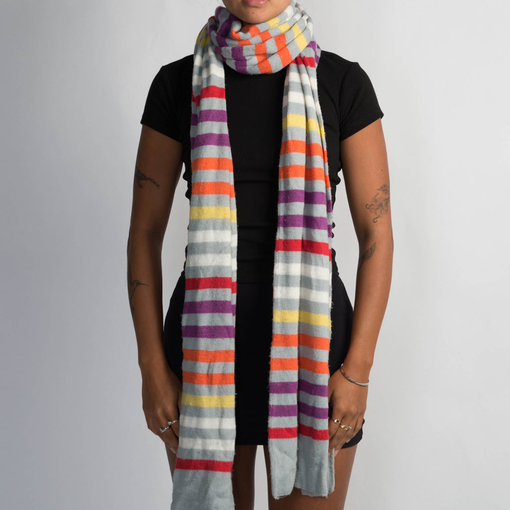 MULTICOLOUR STRIPE SCARF