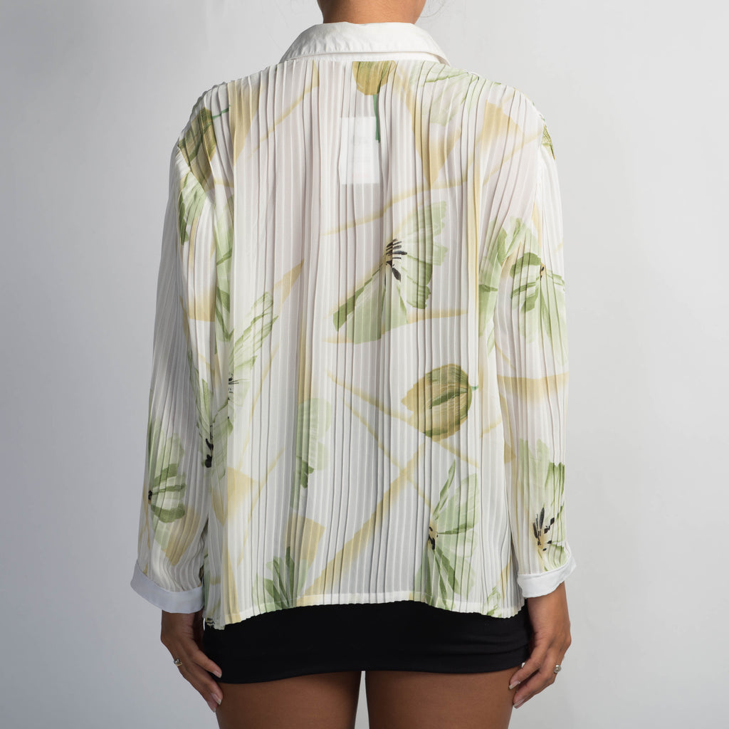 SHEER FLORAL BLOUSE
