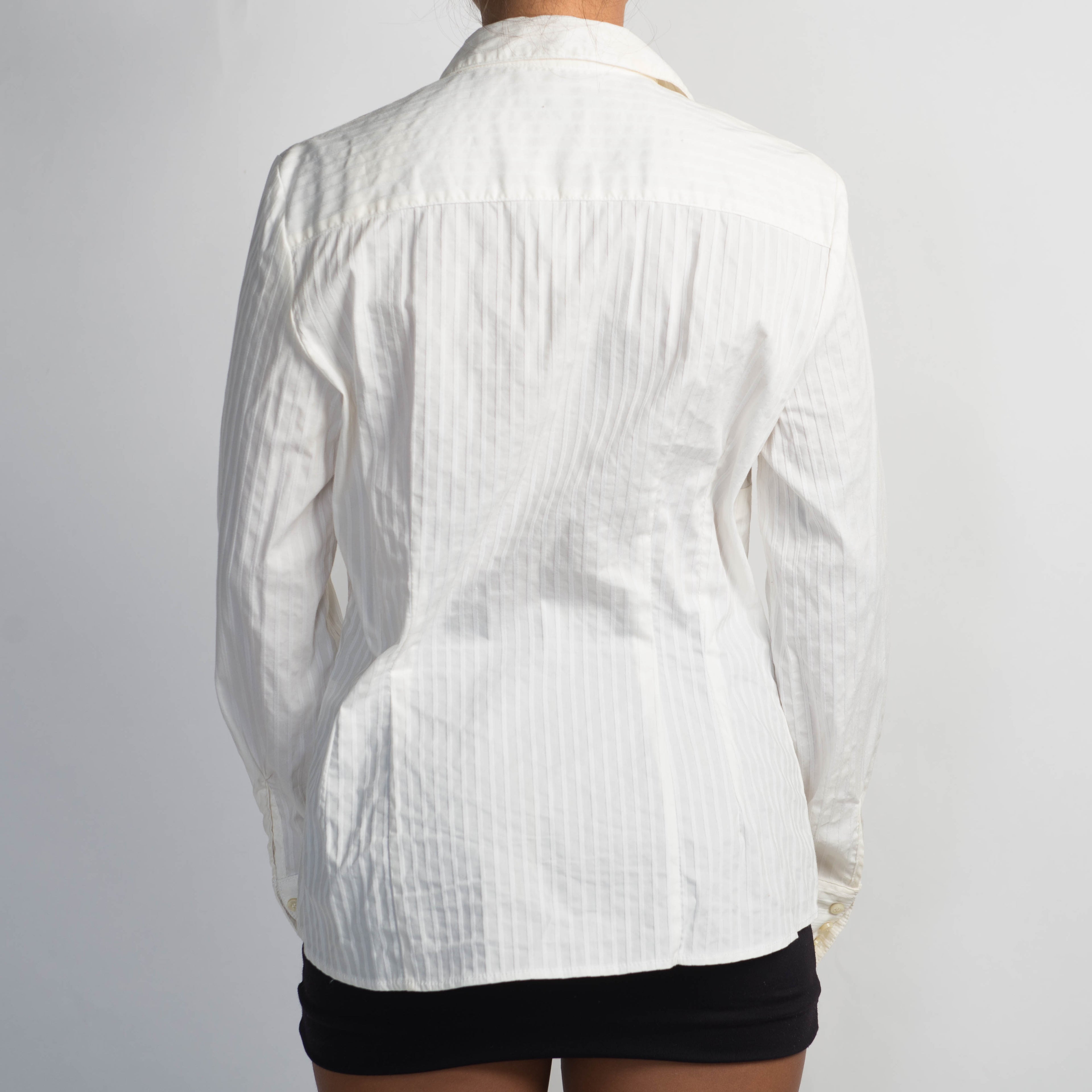 WHITE STRIPE BLOUSE