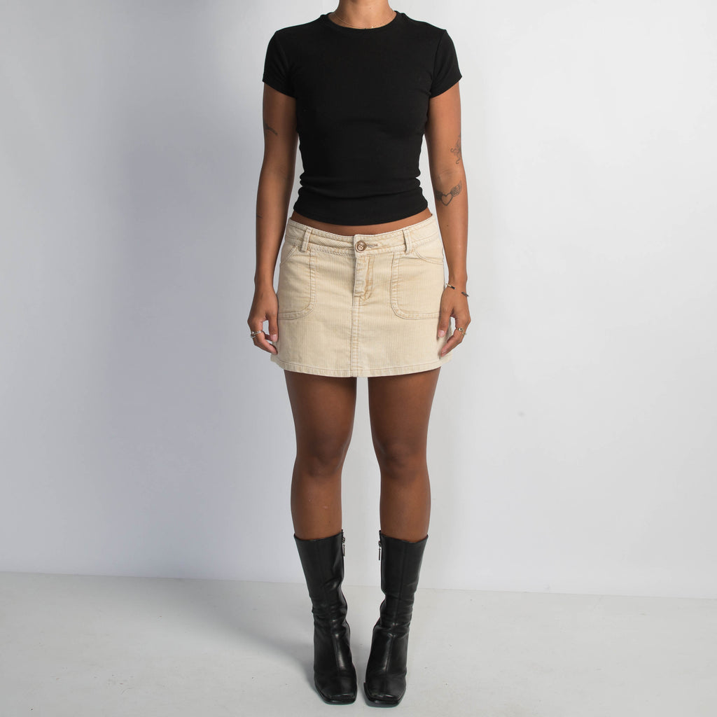 CORDUROY MINI SKIRT