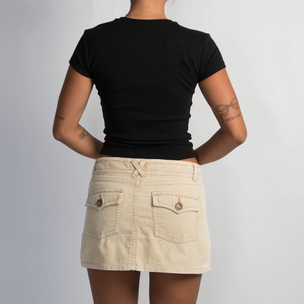CORDUROY MINI SKIRT