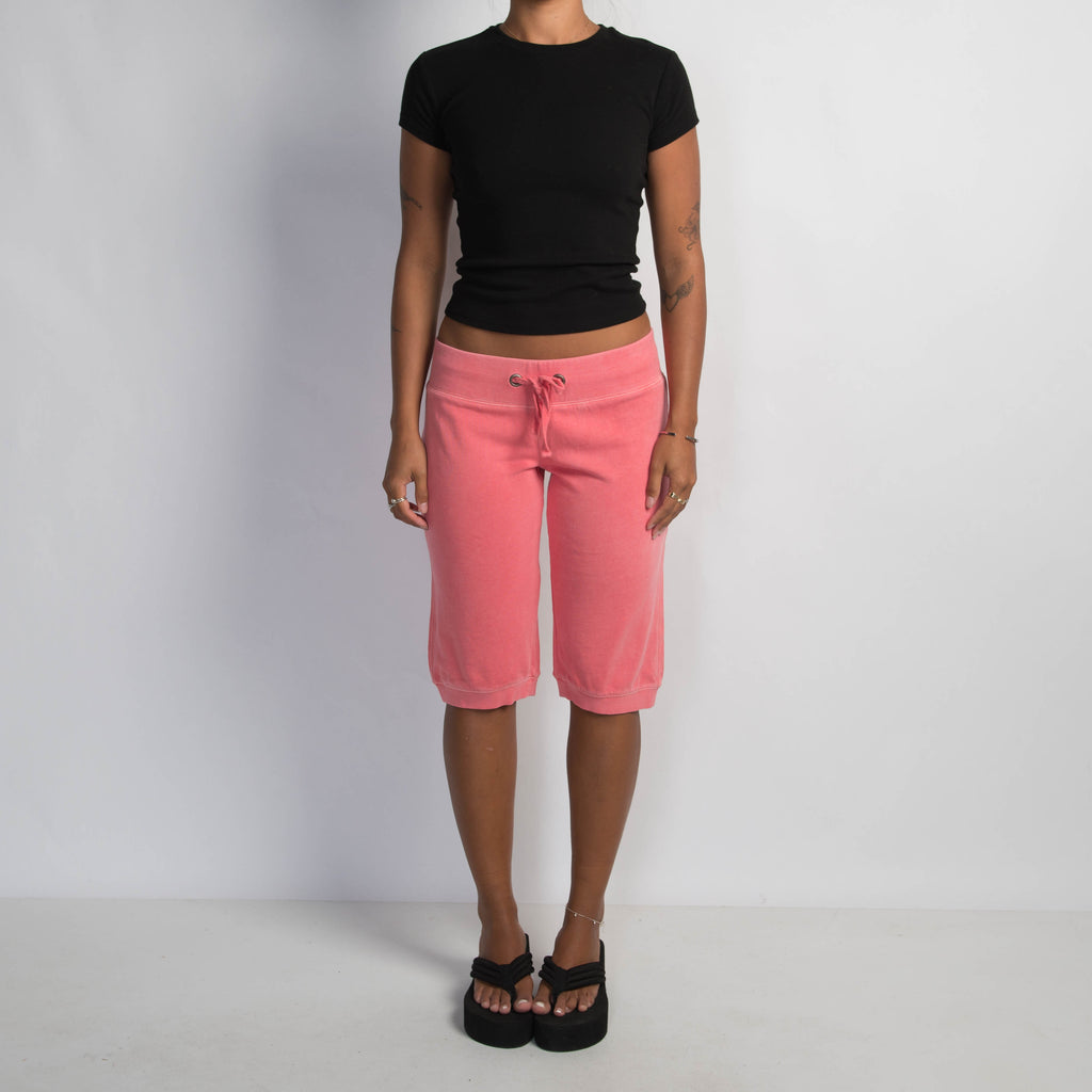 CORAL CROP SWEATPANTS
