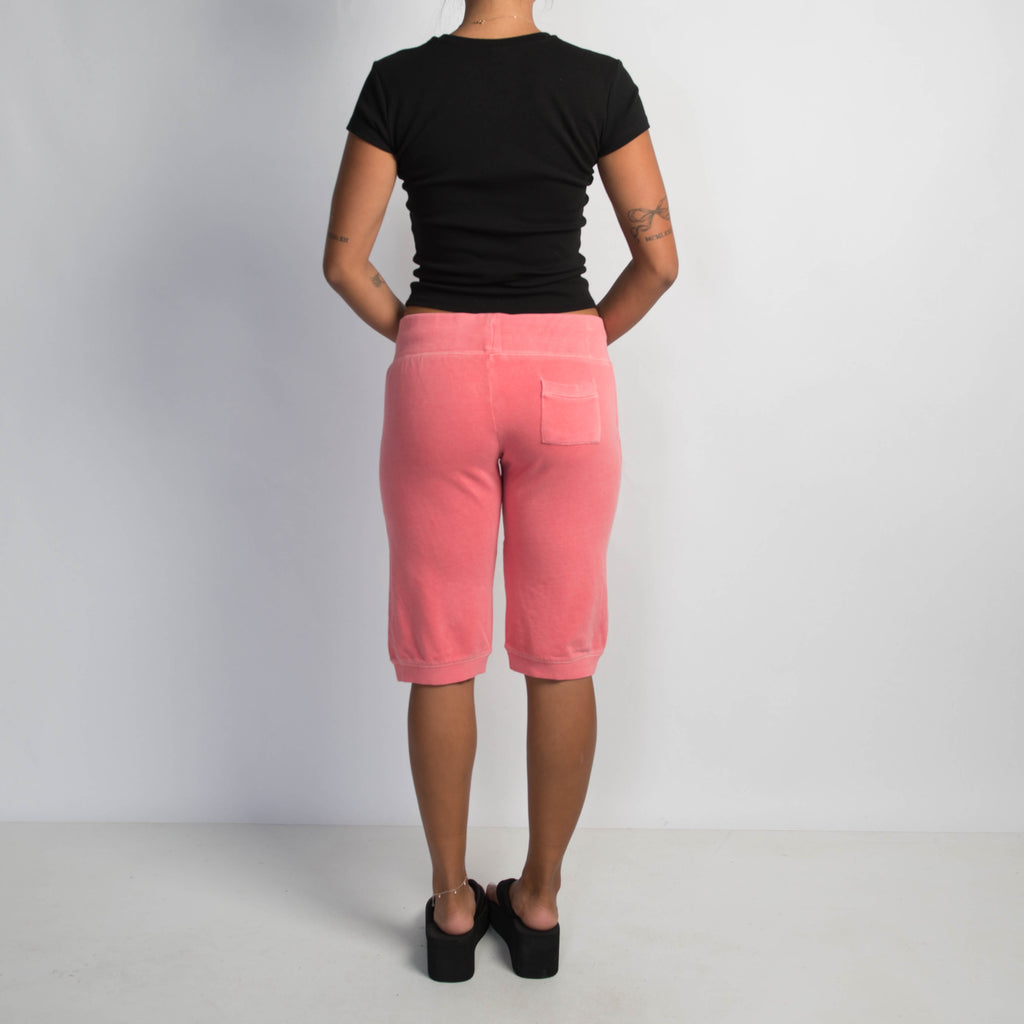 CORAL CROP SWEATPANTS