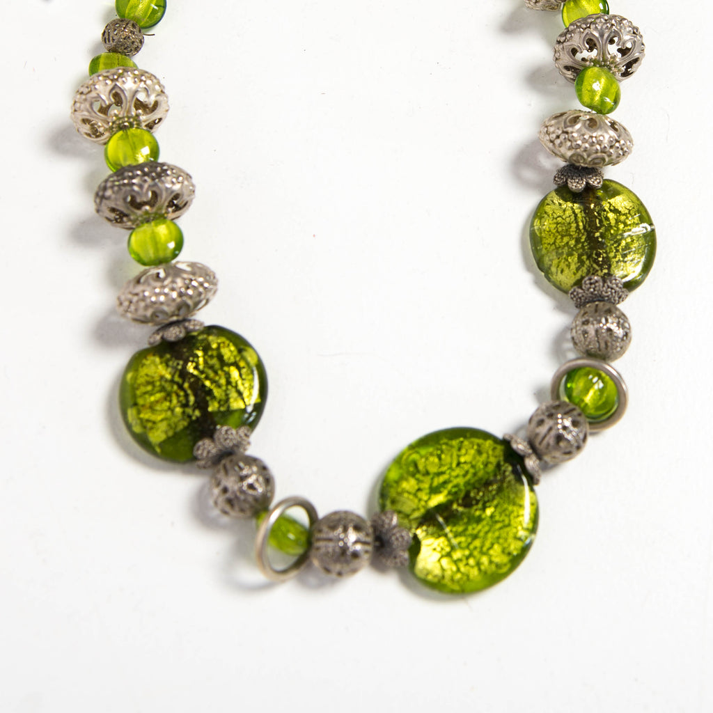 CHUNKY GREEN NECKLACE