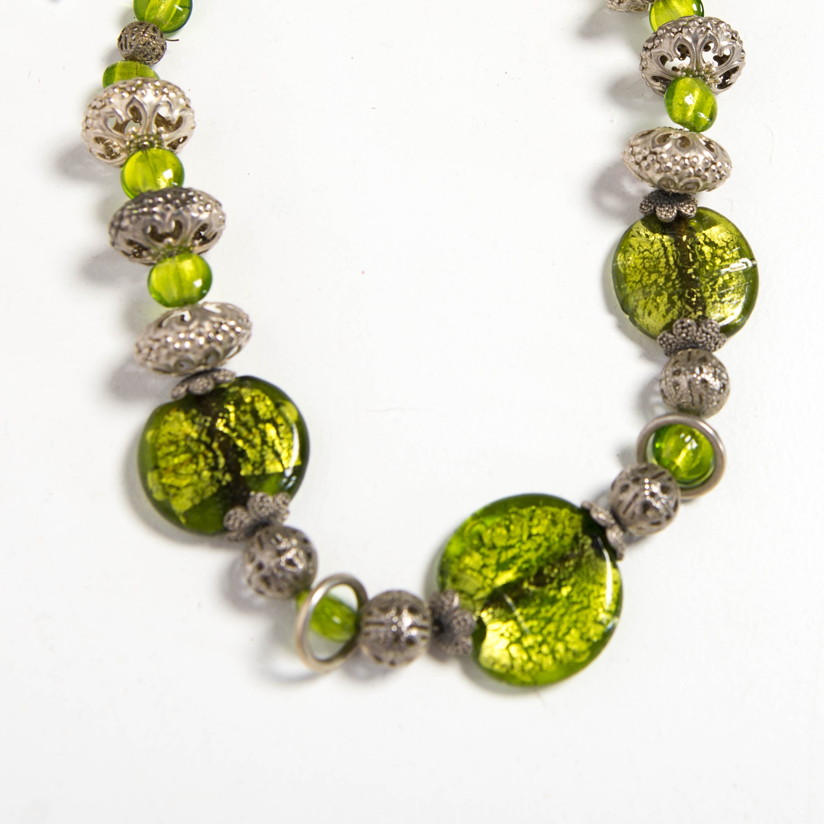 CHUNKY GREEN NECKLACE