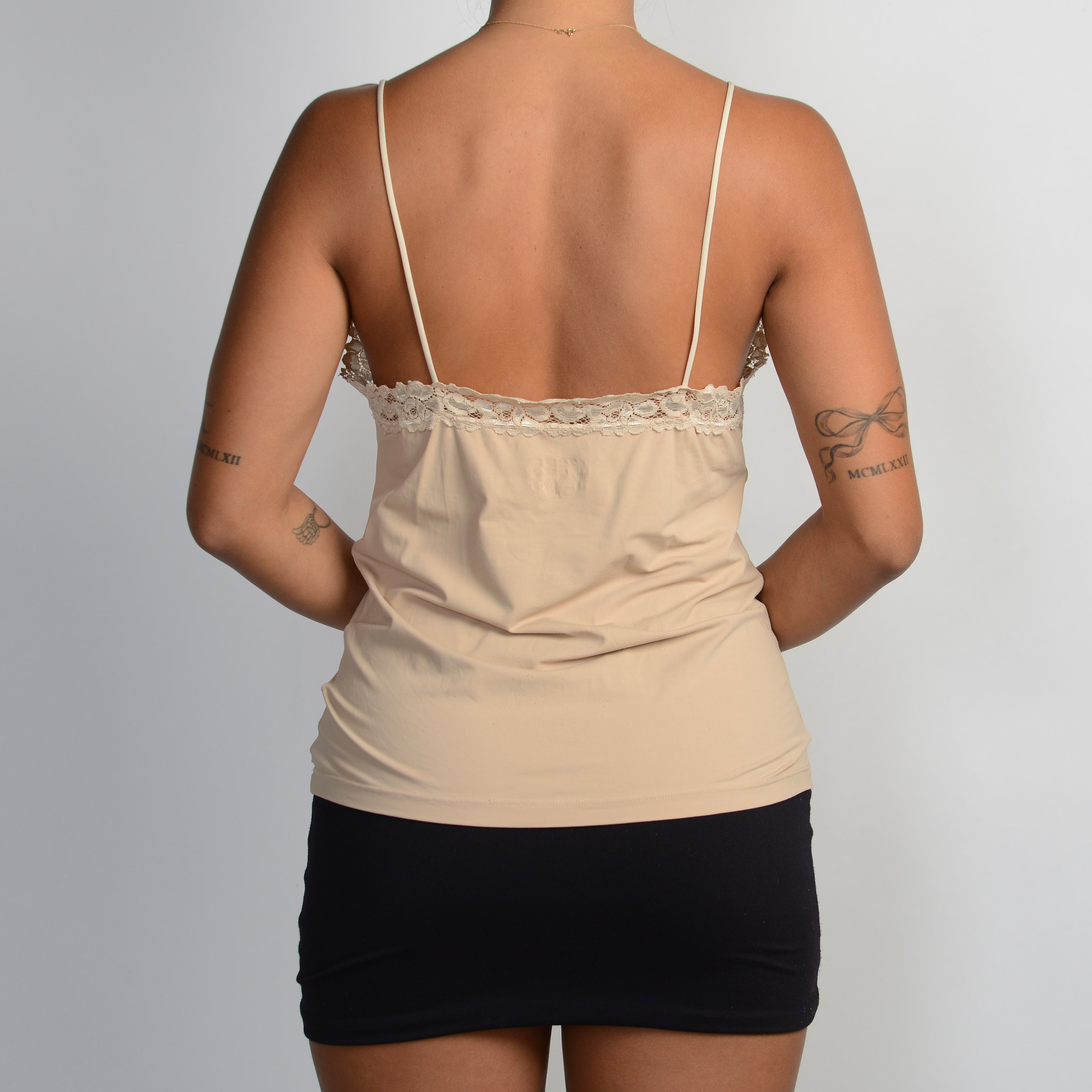 BEIGE STRETCH CAMISOLE