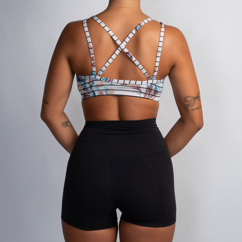 FLORAL SPORTS BRA