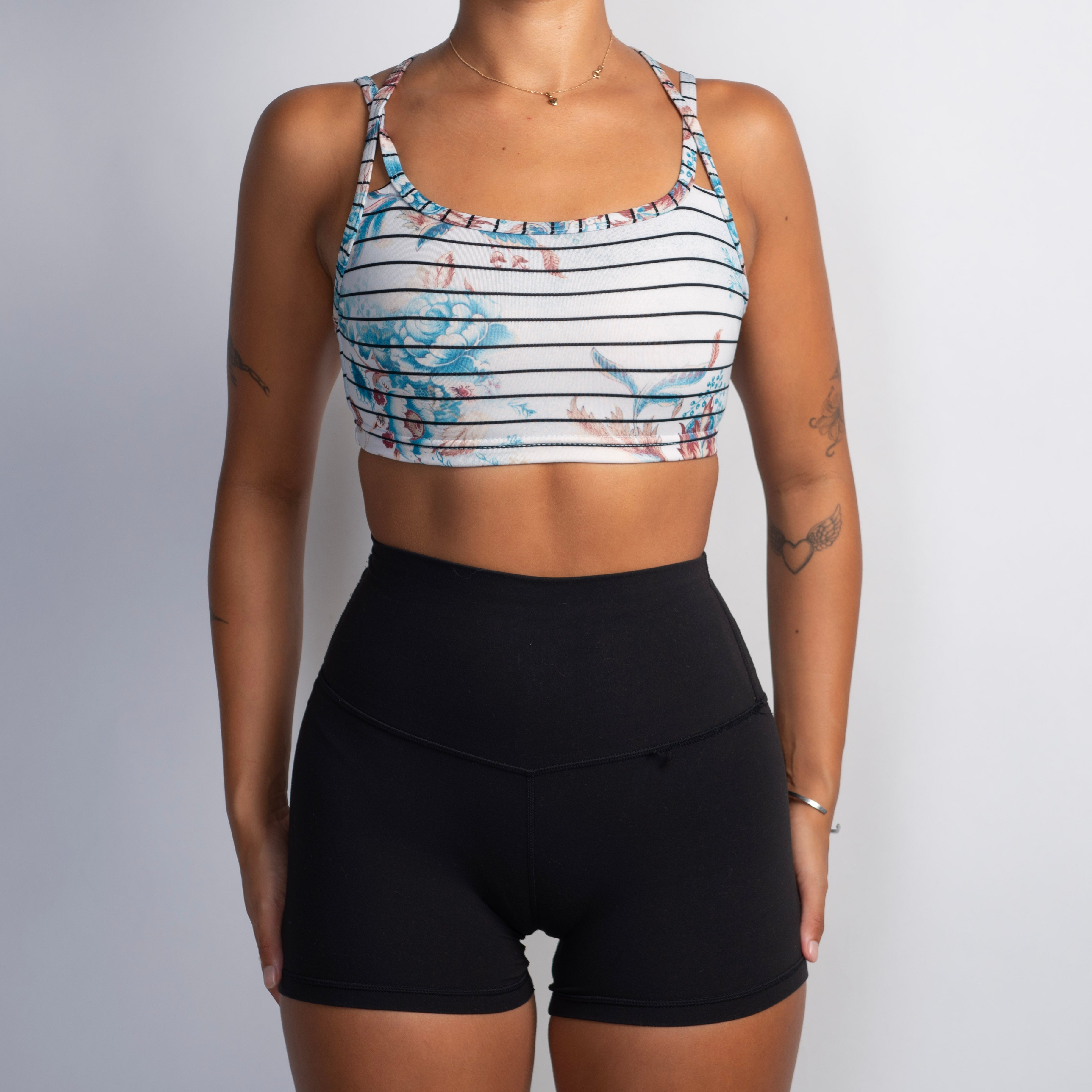 FLORAL SPORTS BRA