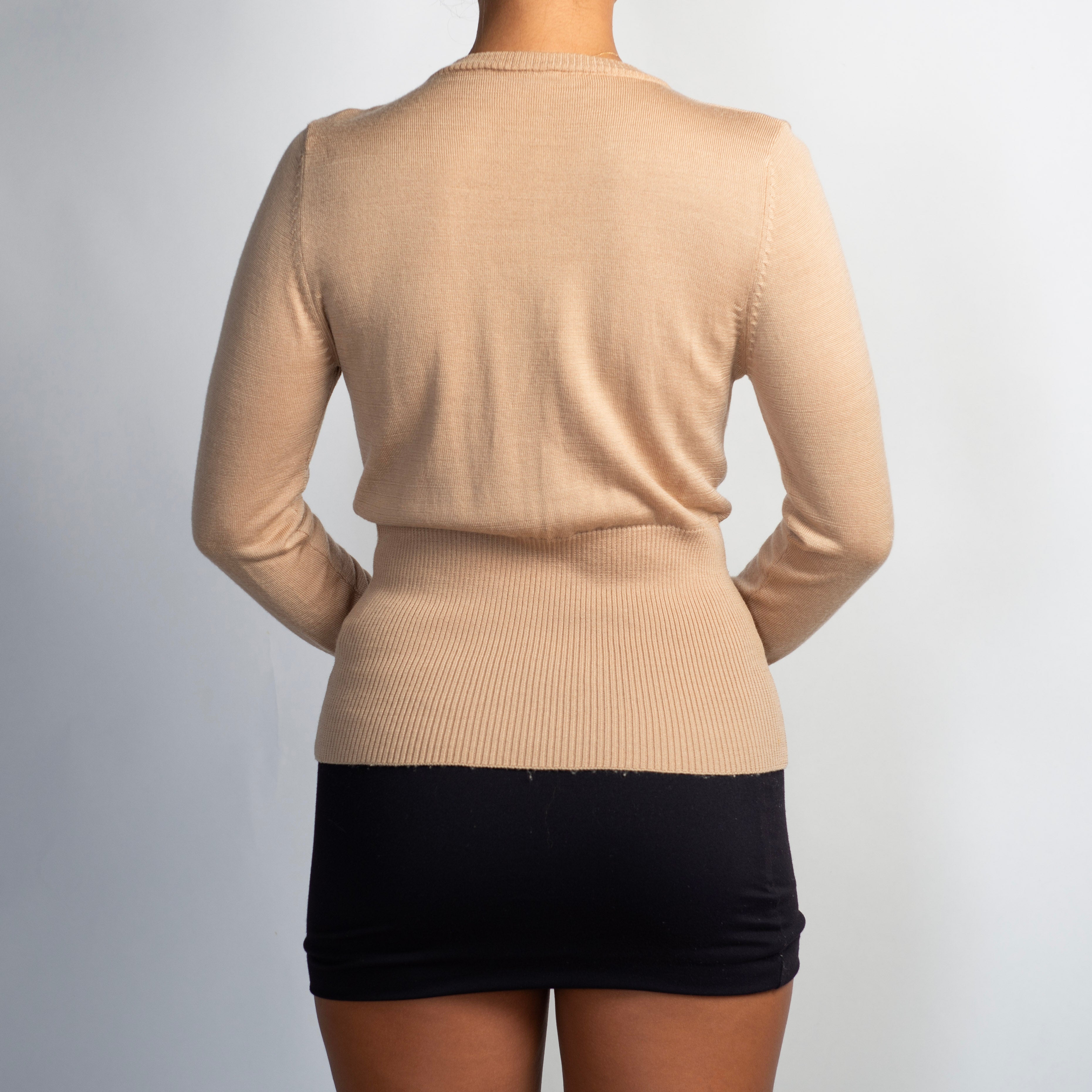 WOOL LONG SLEEVE TOP