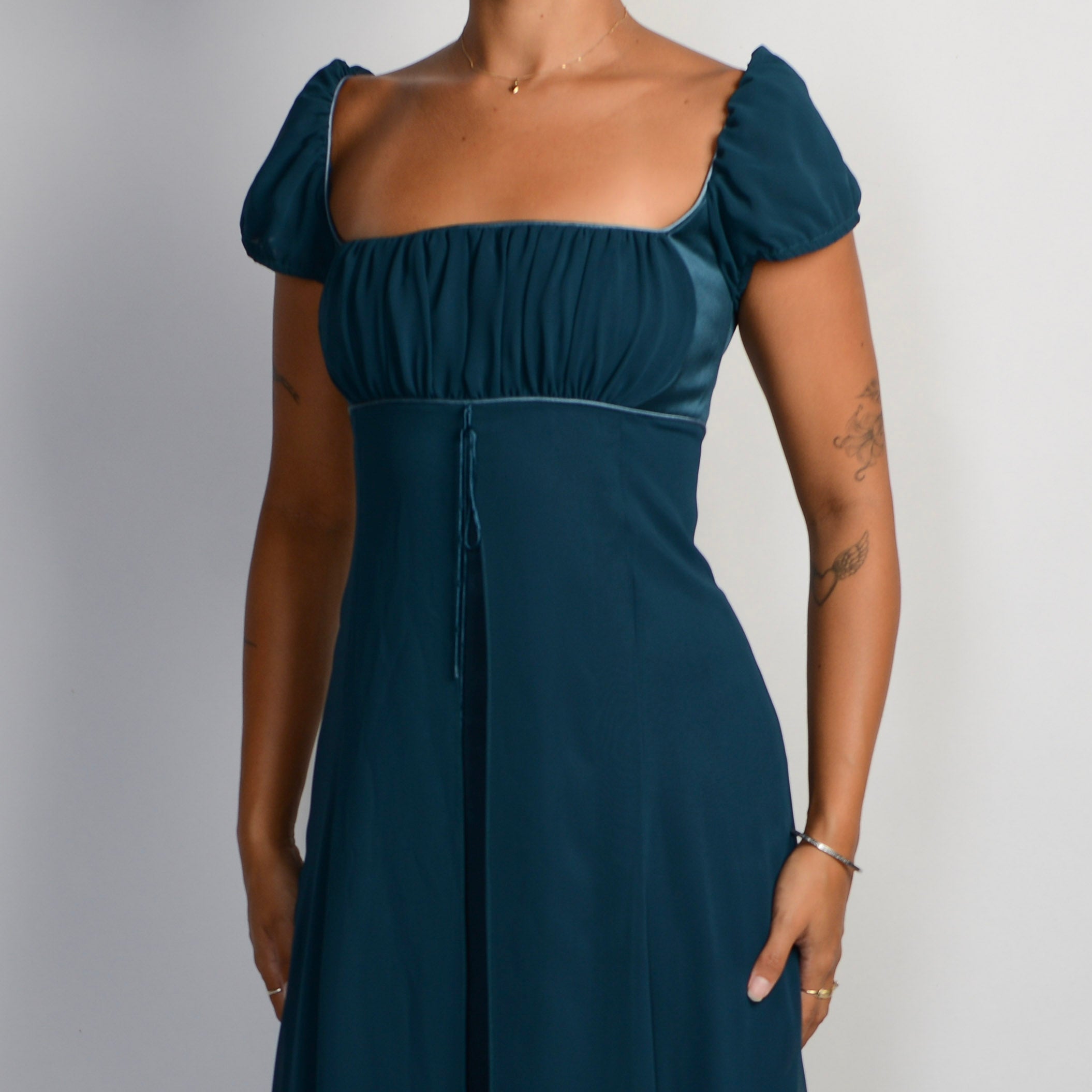 MOSS EMPIRE WAIST GOWN