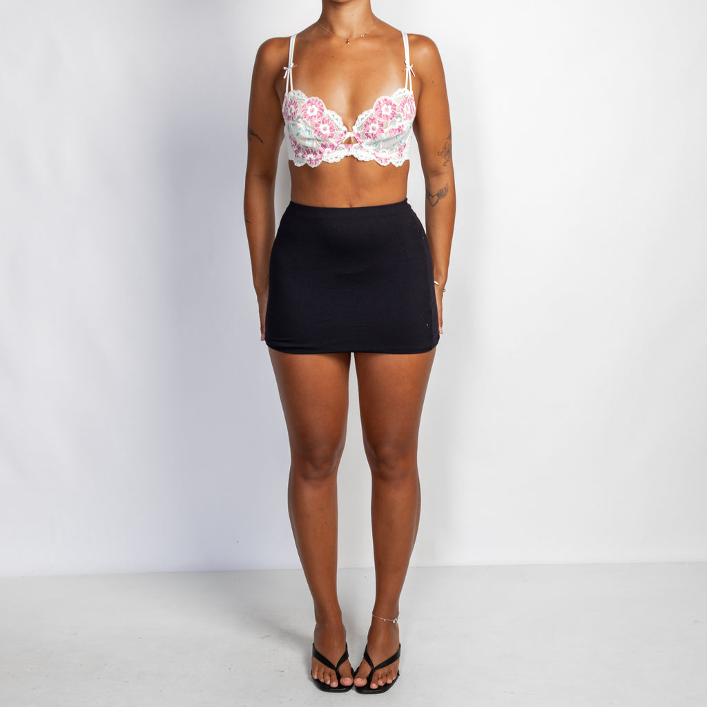 WHITE LACE SOFT CUP BRA