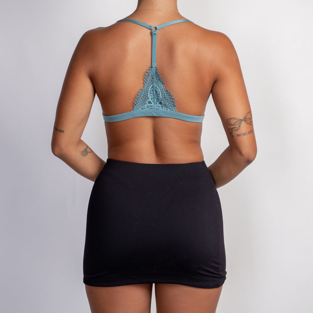 TEAL LACE BRALETTE