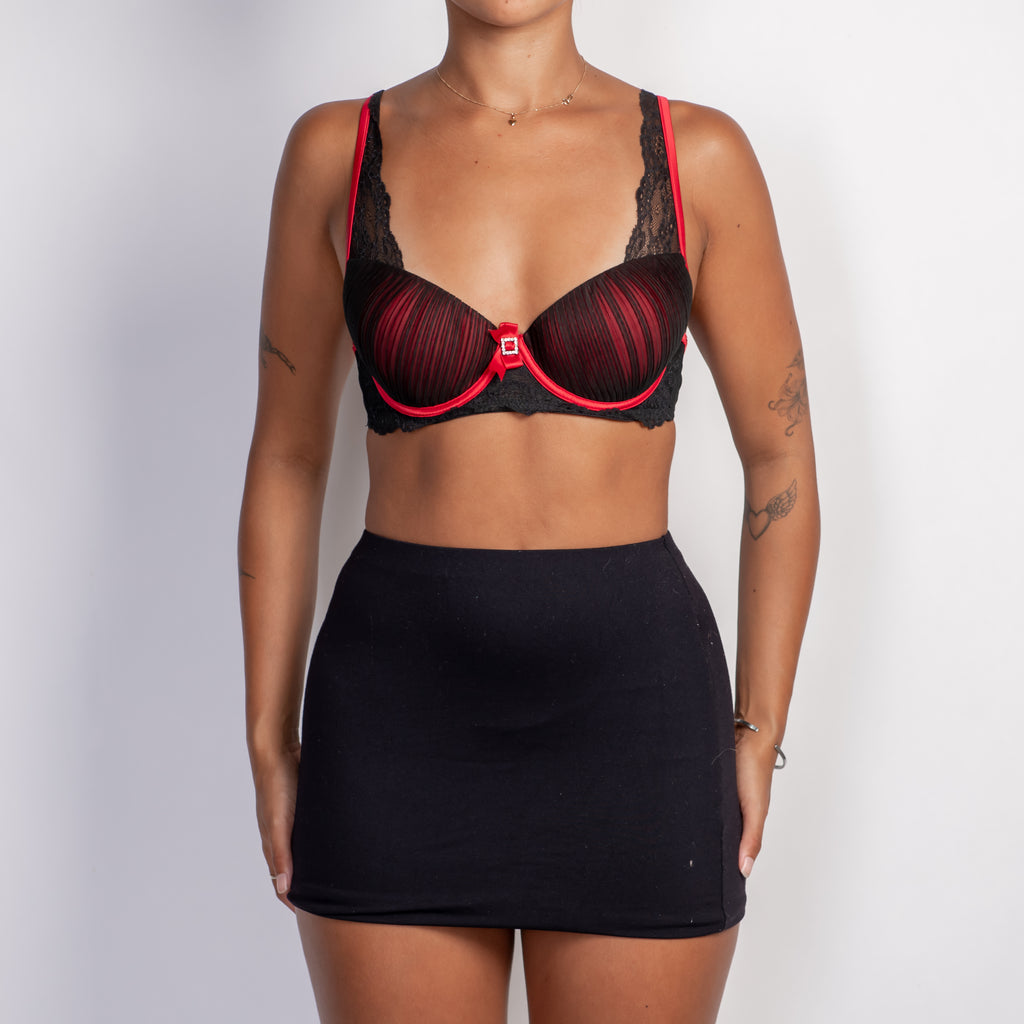 RED UNDERLAY BRA