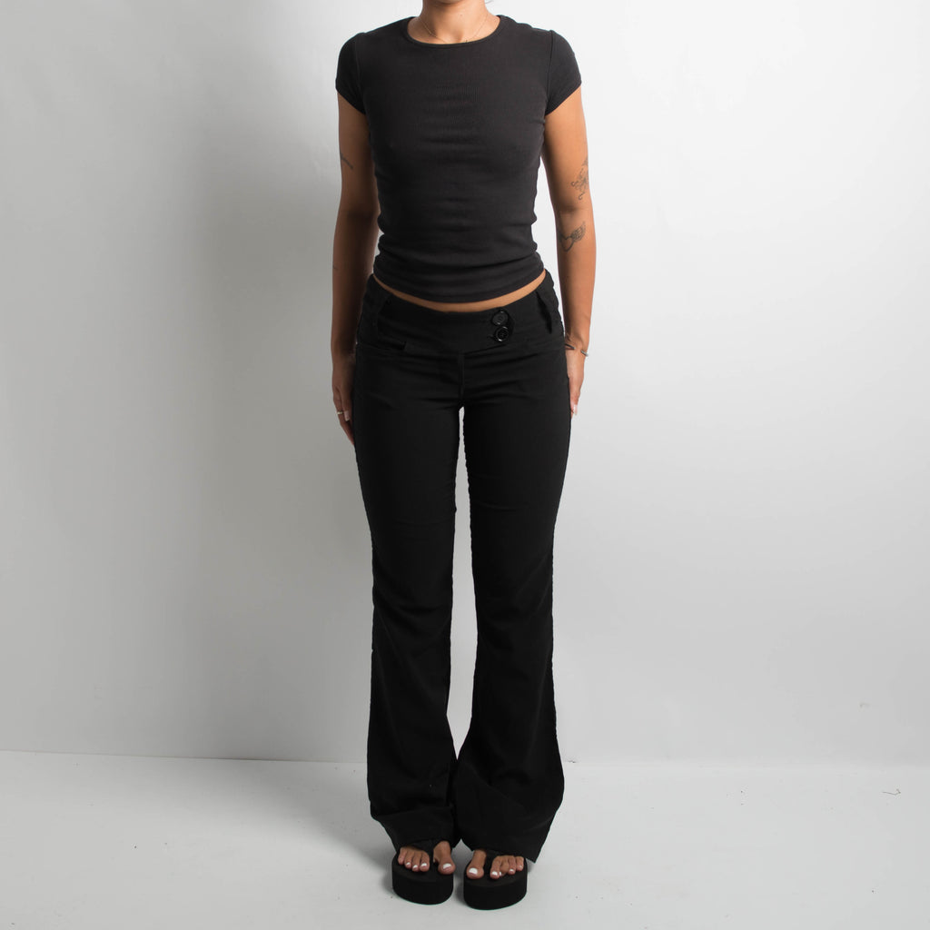 BLACK BOOTCUT PANTS