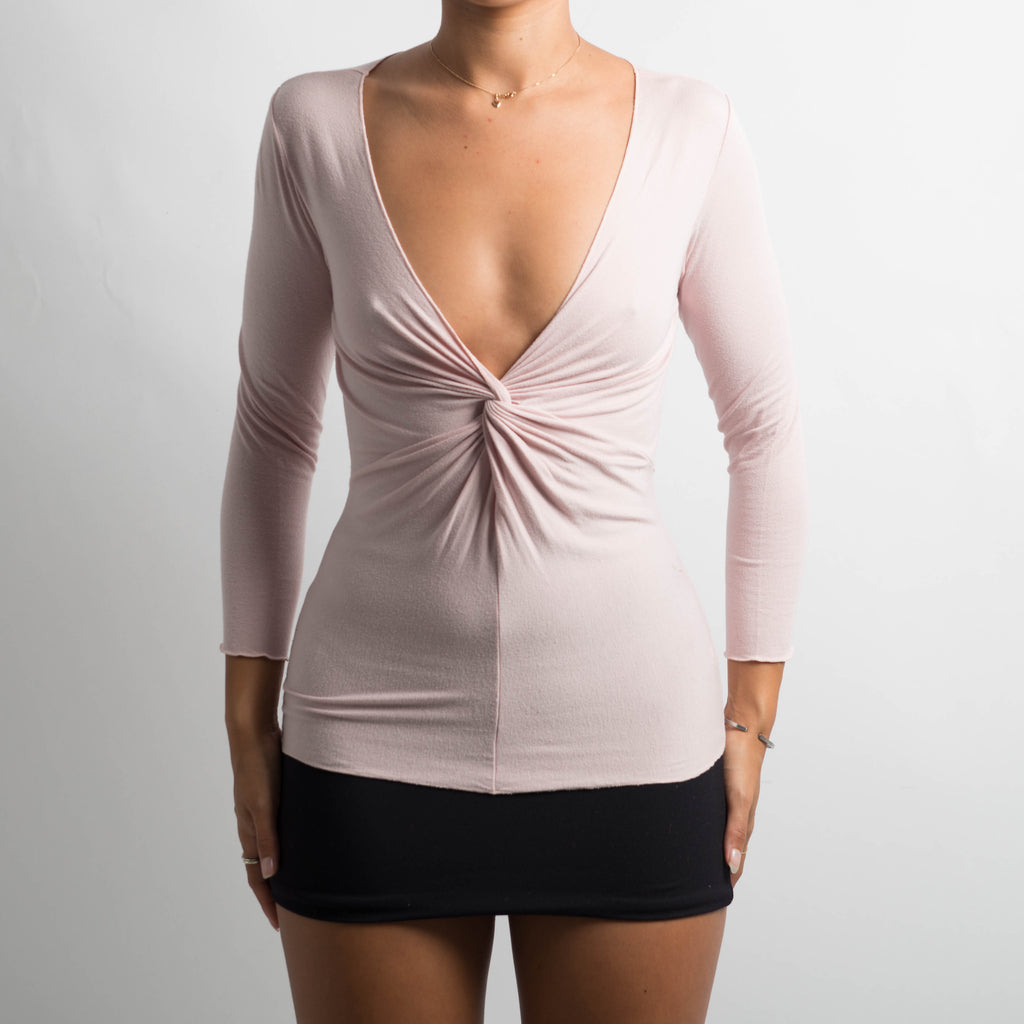 PINK LONG SLEEVE TOP