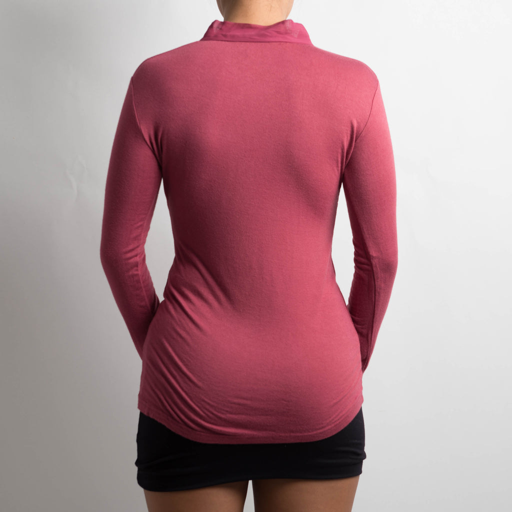 PINK LONG SLEEVE TOP