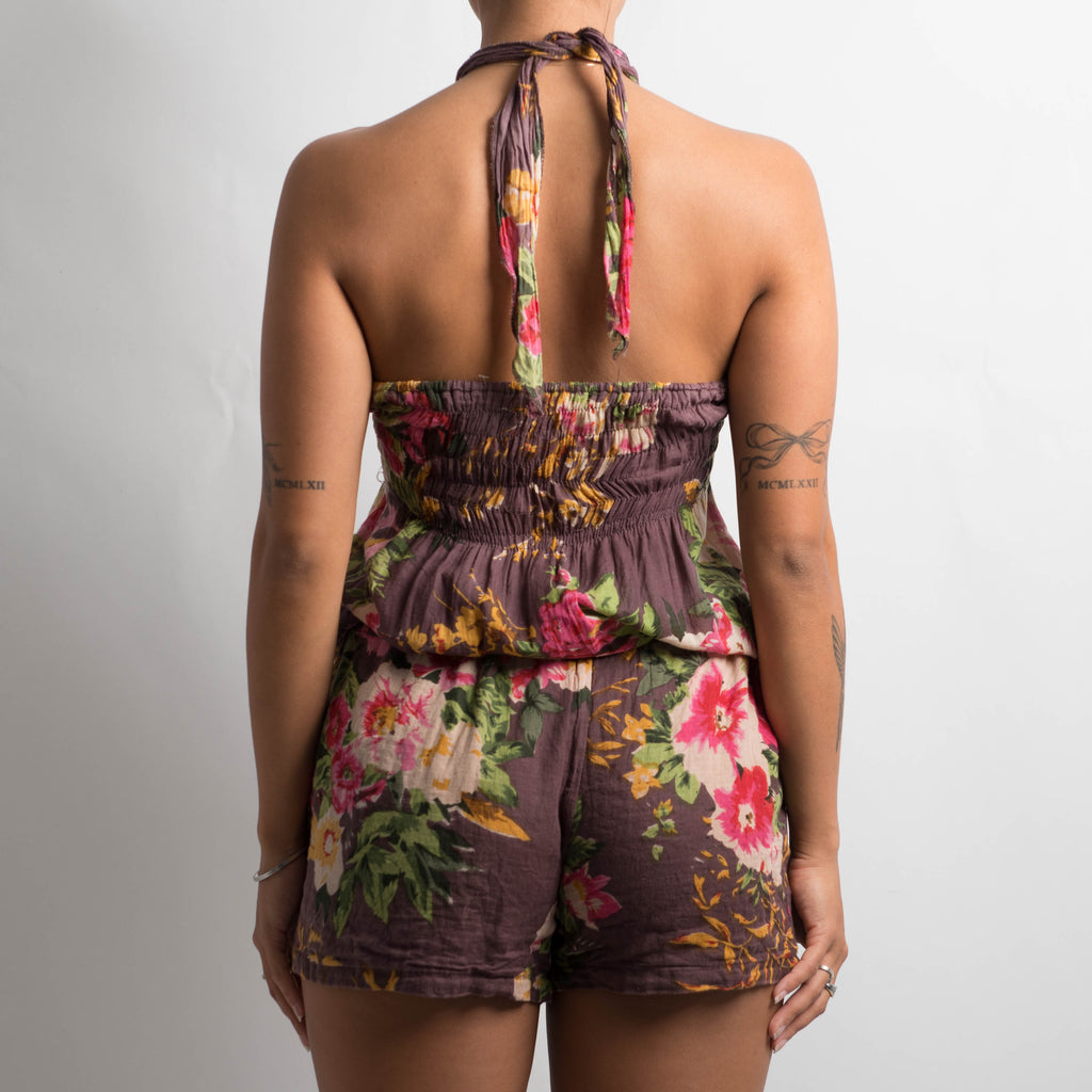 FLORAL COTTON ROMPER