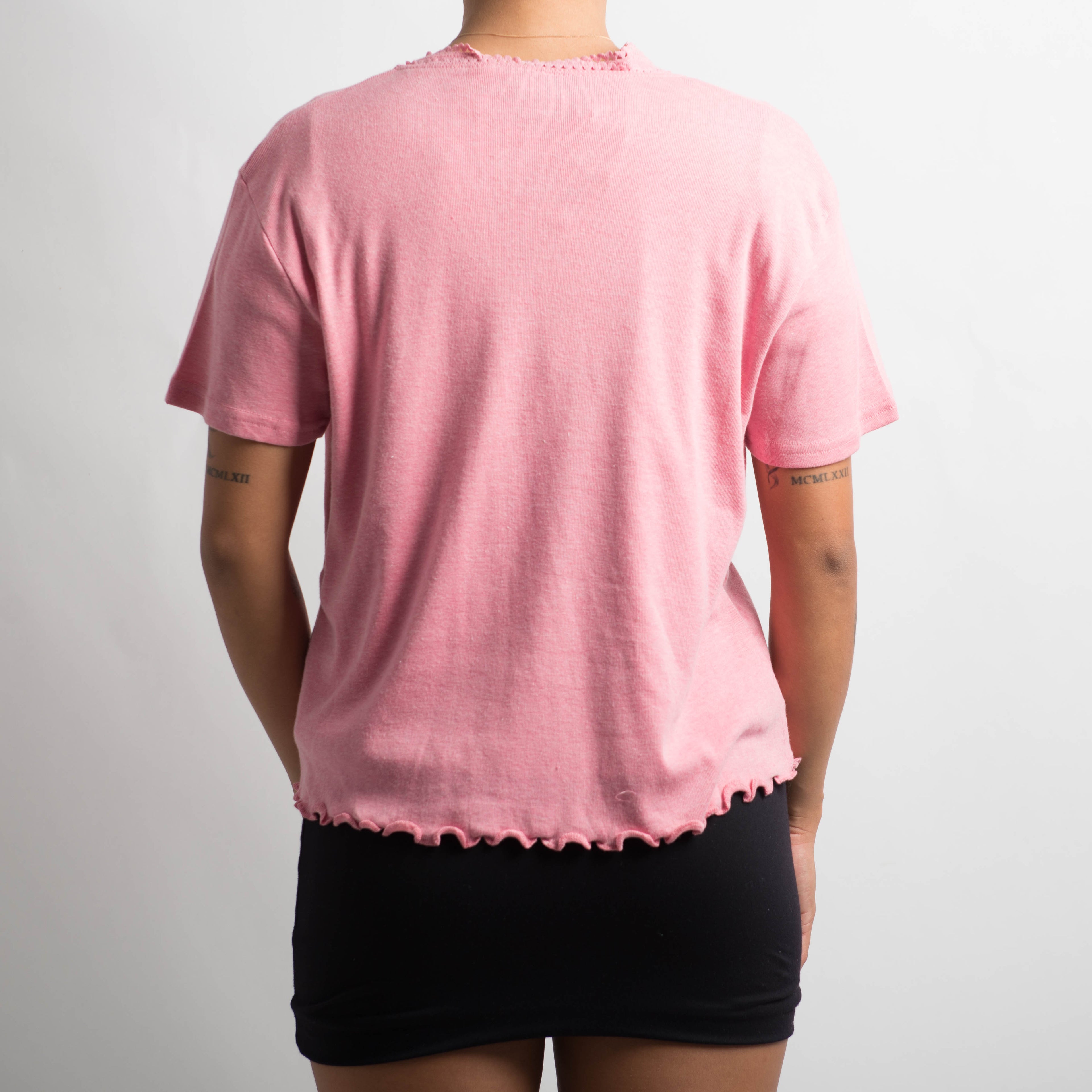 PINK EMBROIDERED TWIN SET