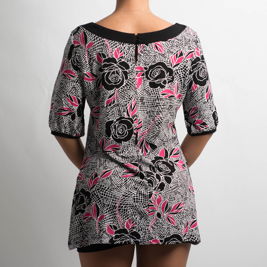 SLINKY FLORAL TUNIC