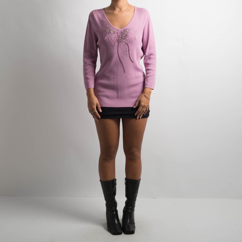 MUSK PINK LONG SLEEVE TOP