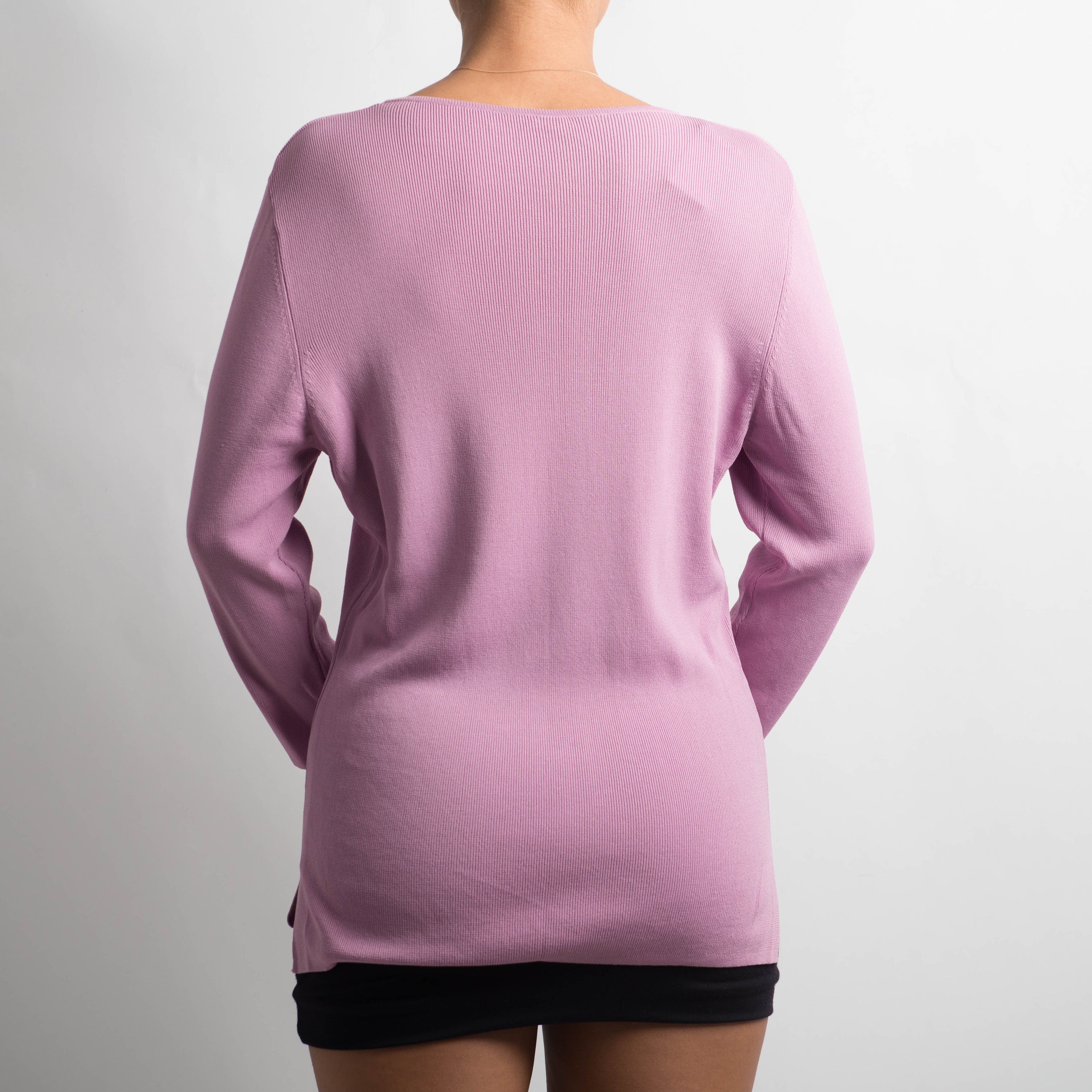 MUSK PINK LONG SLEEVE TOP