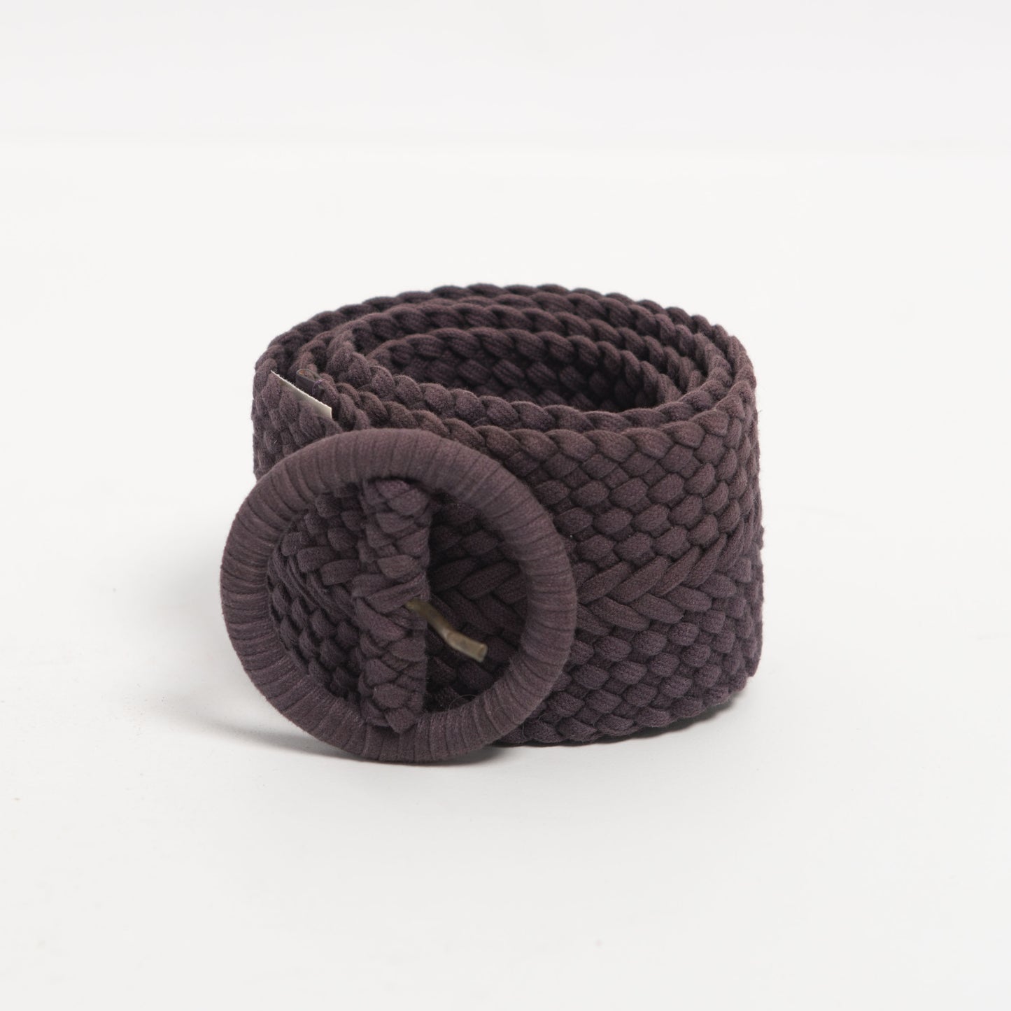 PURPLE BRAIDED BELT