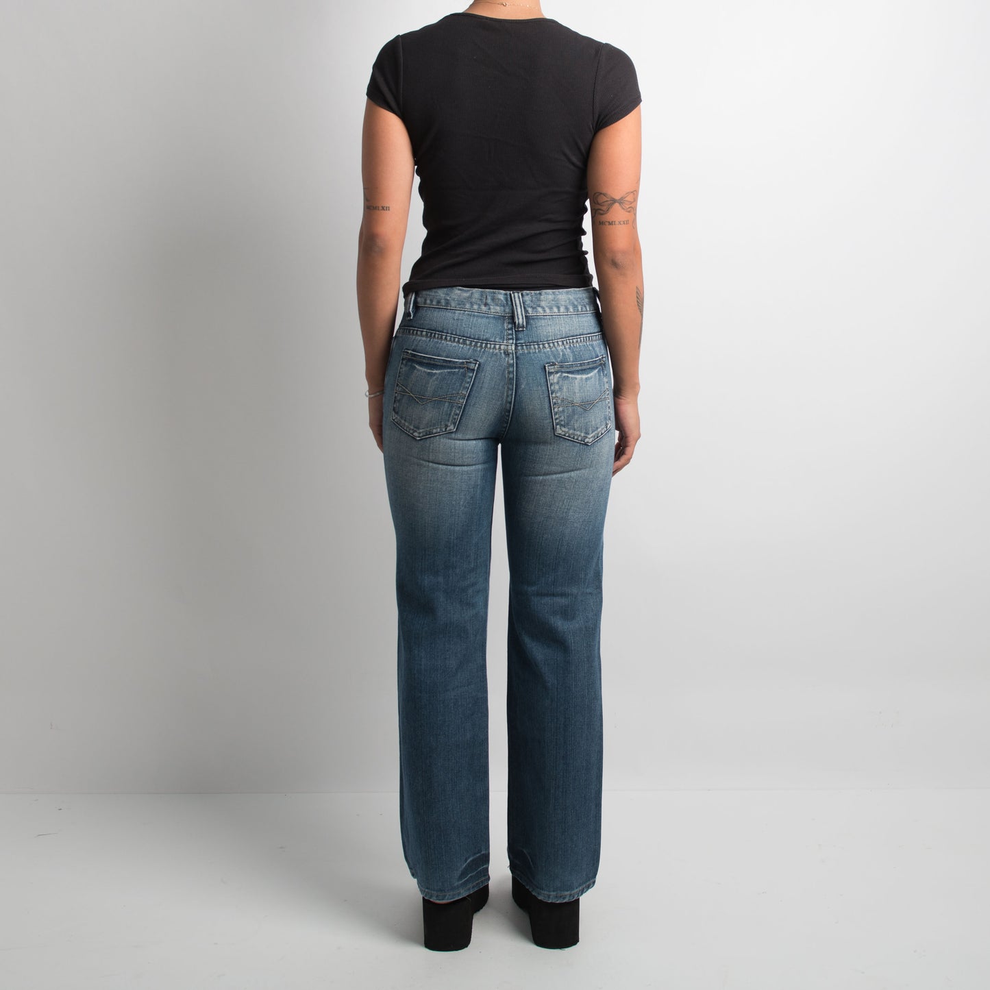 JEAN SLIM FIT DÉLAVÉ MOYEN