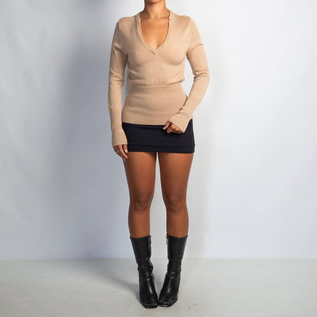 WOOL LONG SLEEVE TOP