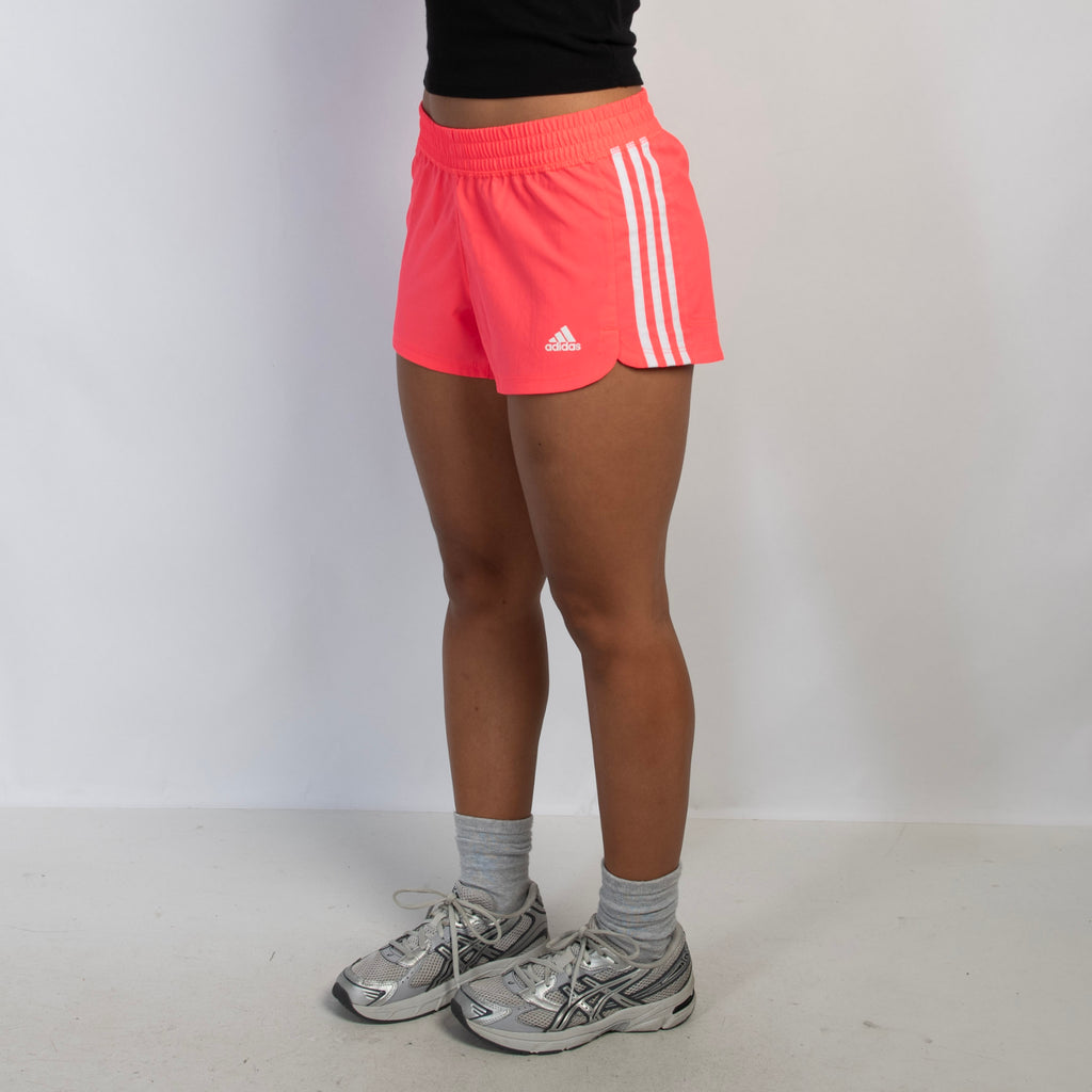 NEON PINK ADIDAS SHORTS
