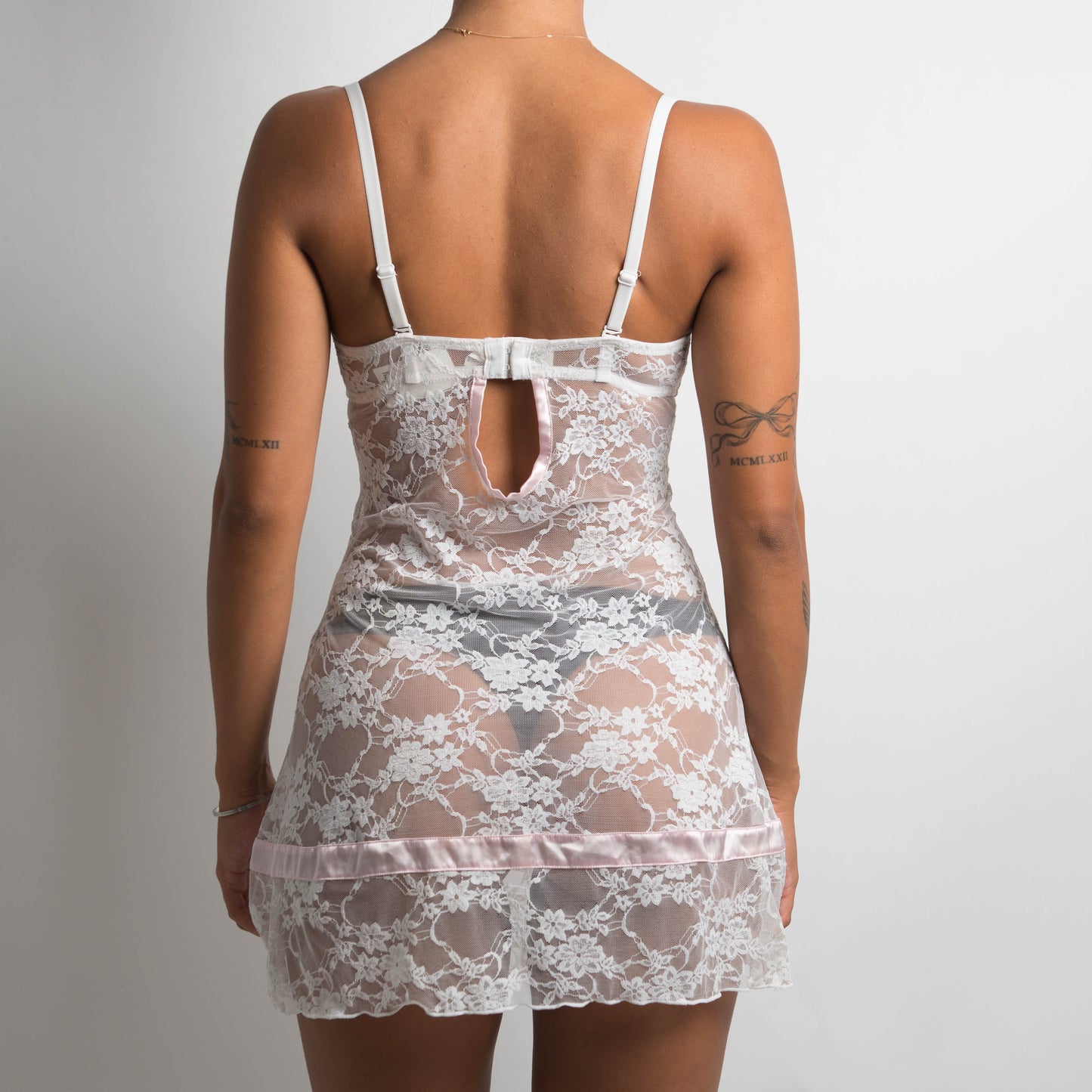 LACE MINI BUSTIER DRESS