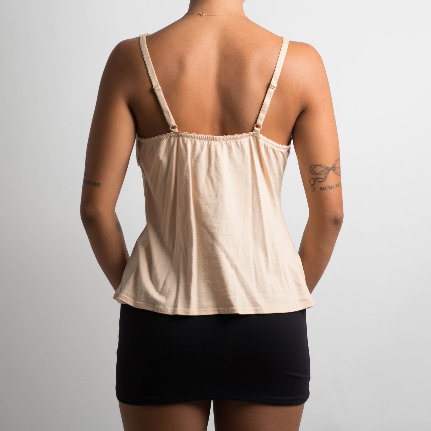 NUDE COTTON CAMISOLE